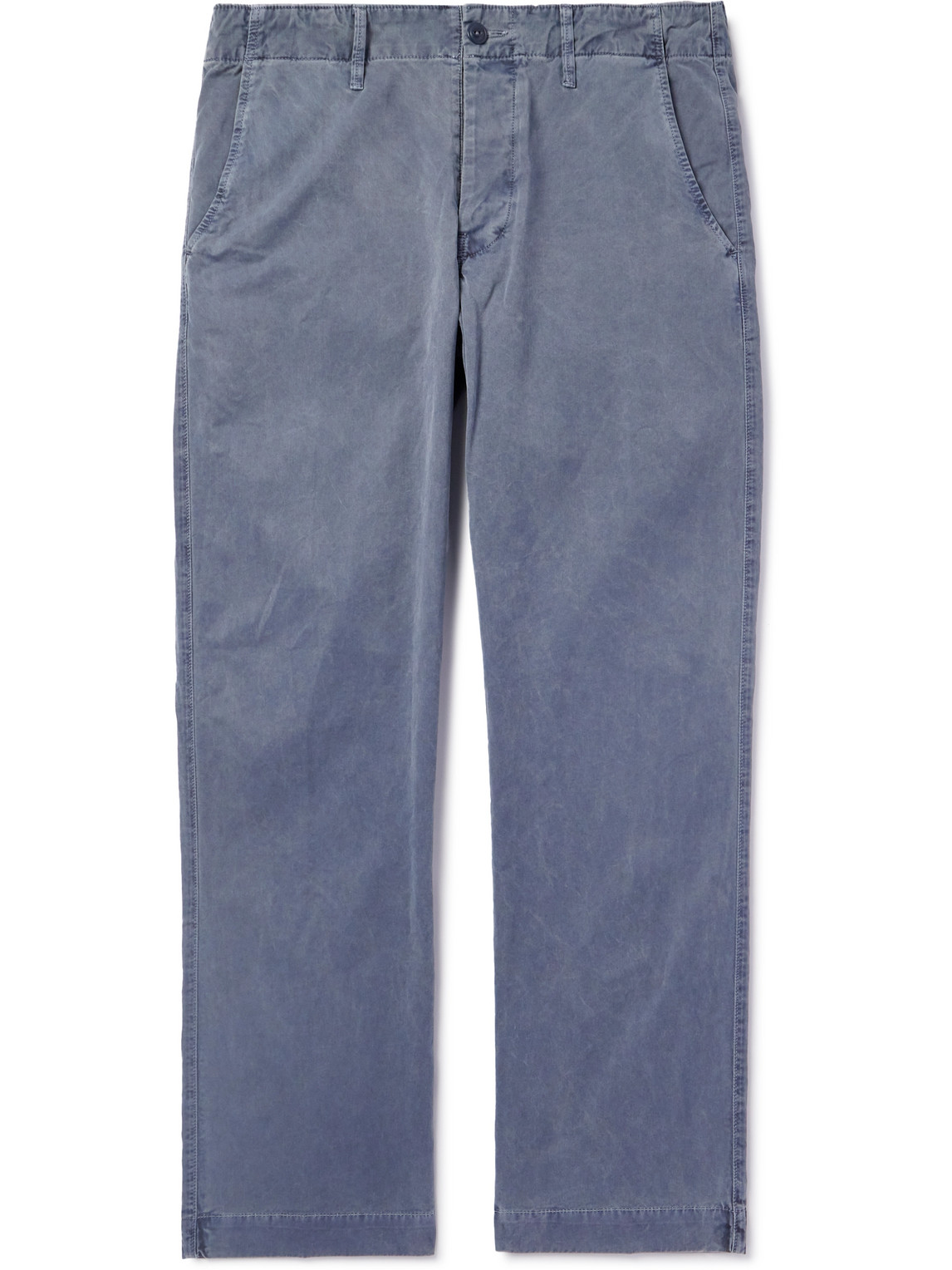 Save Khaki United Straight-leg Cotton-corduroy Trousers In Blue