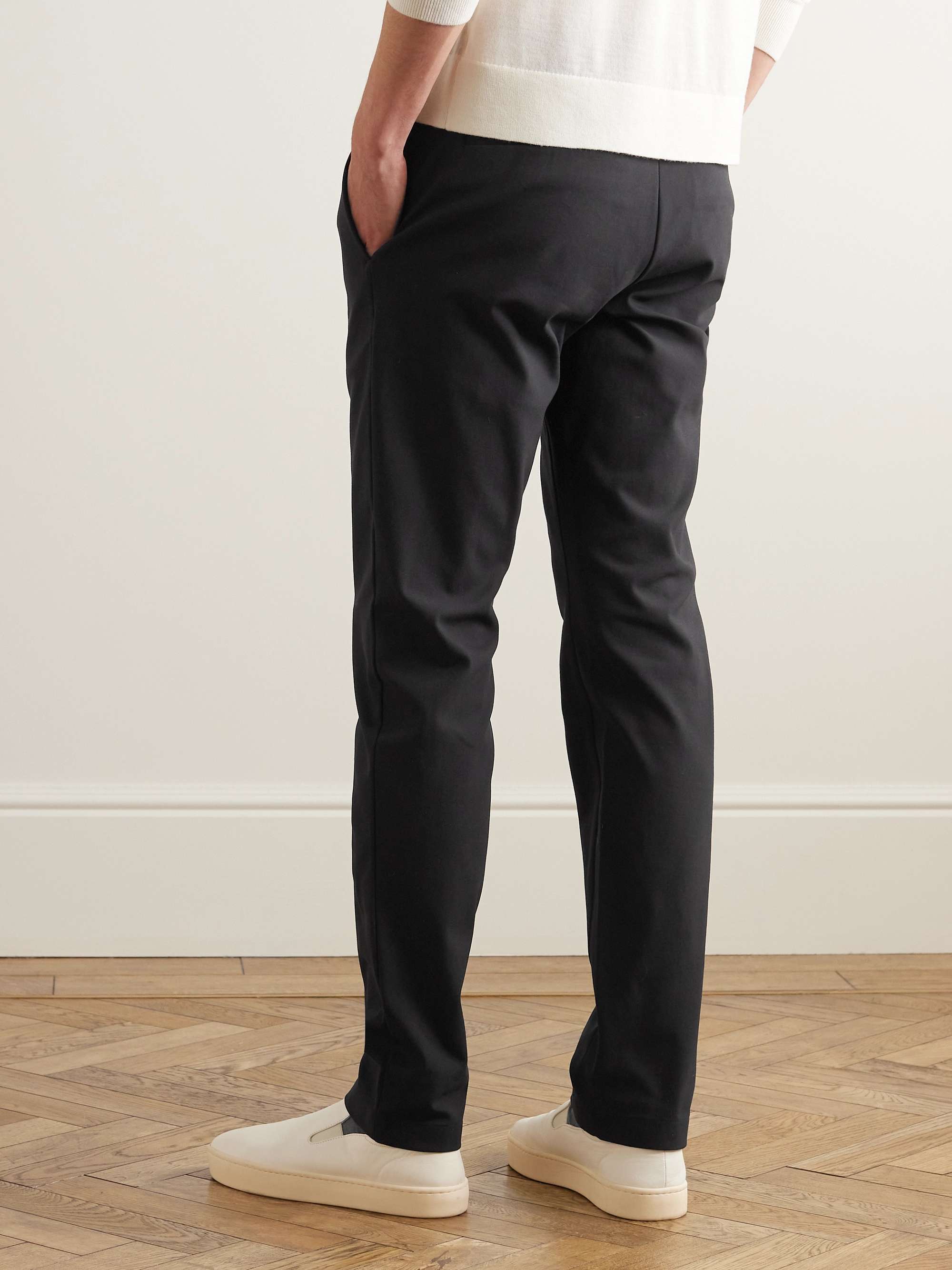 THEORY Pantaloni slim-fit in twill di misto cotone stretch Zaine