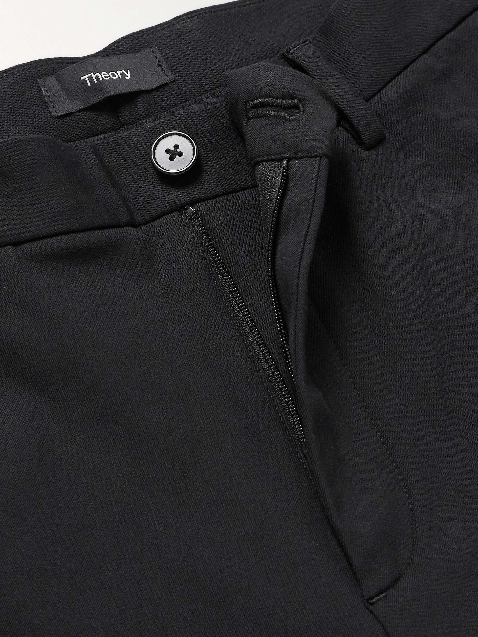 THEORY Zaine Slim-Fit Stretch Cotton-Blend Twill Trousers
