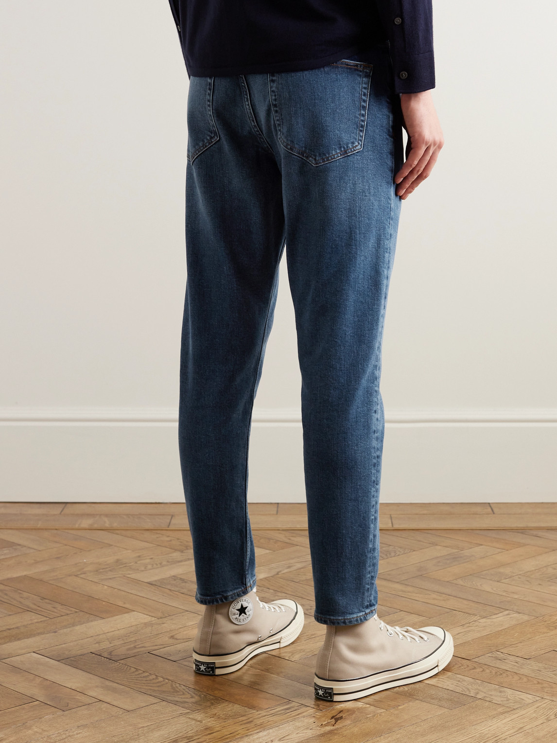 Shop Theory Zaine Straight-leg Jeans In Blue