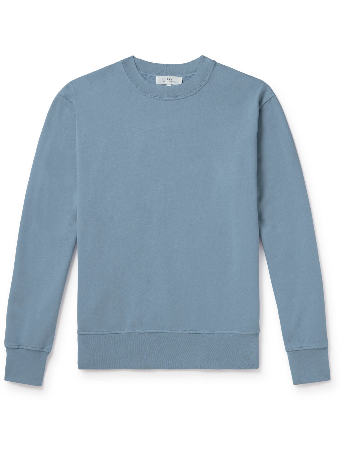 Save Khaki United Supima Cotton-jersey Sweatshirt In Blue