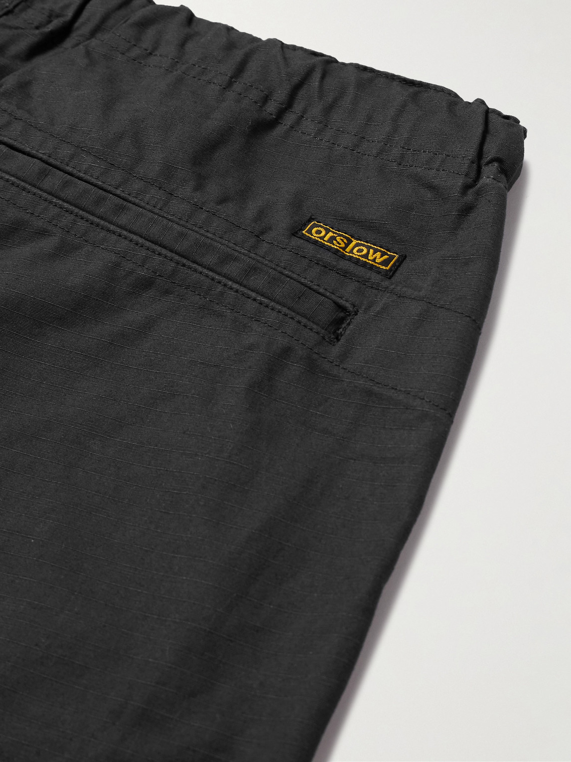 New Yorker Straight-Leg Cotton-Ripstop Drawstring Trousers
