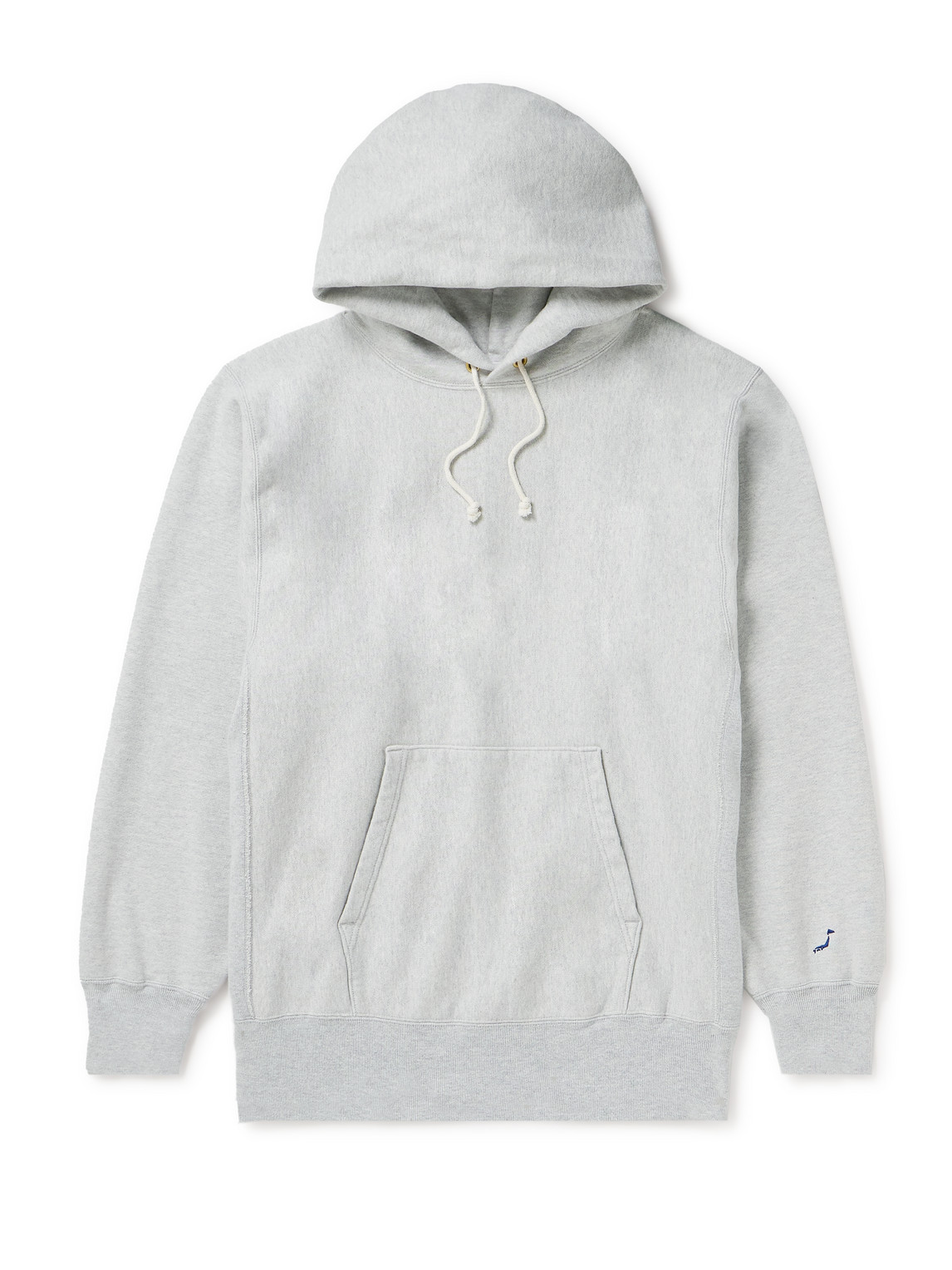 Orslow Cotton-jersey Hoodie In Grey