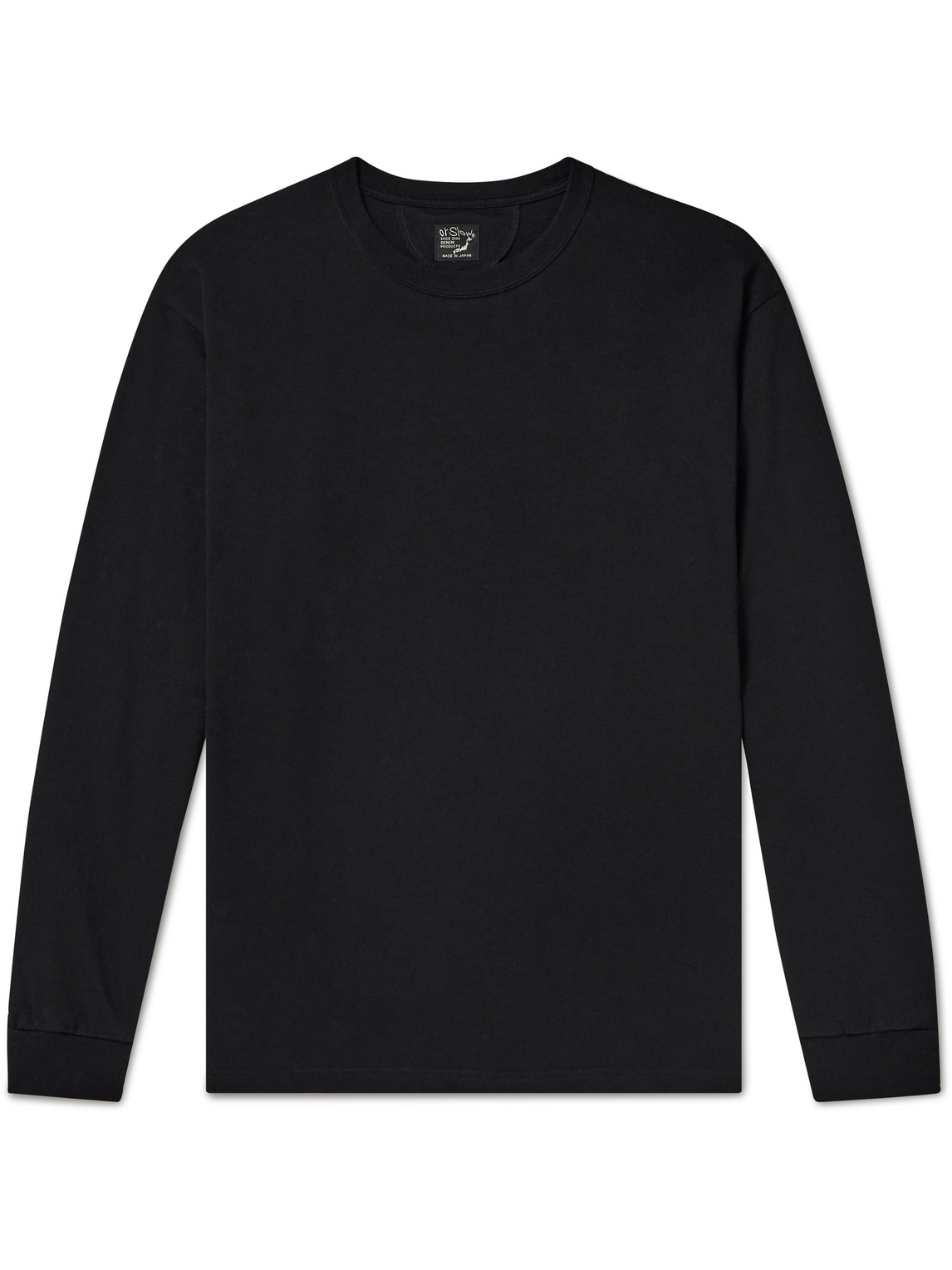 Orslow Cotton-jersey T-shirt In Black
