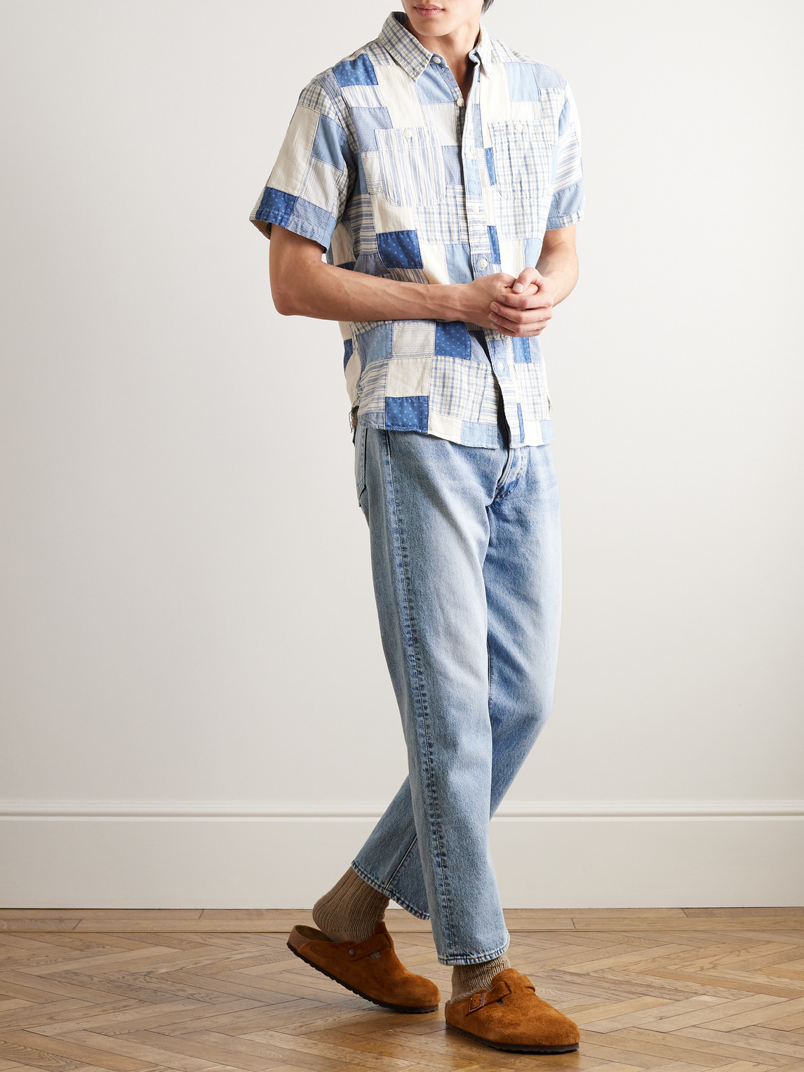 Orslow 105 Straight-leg Jeans In Blue