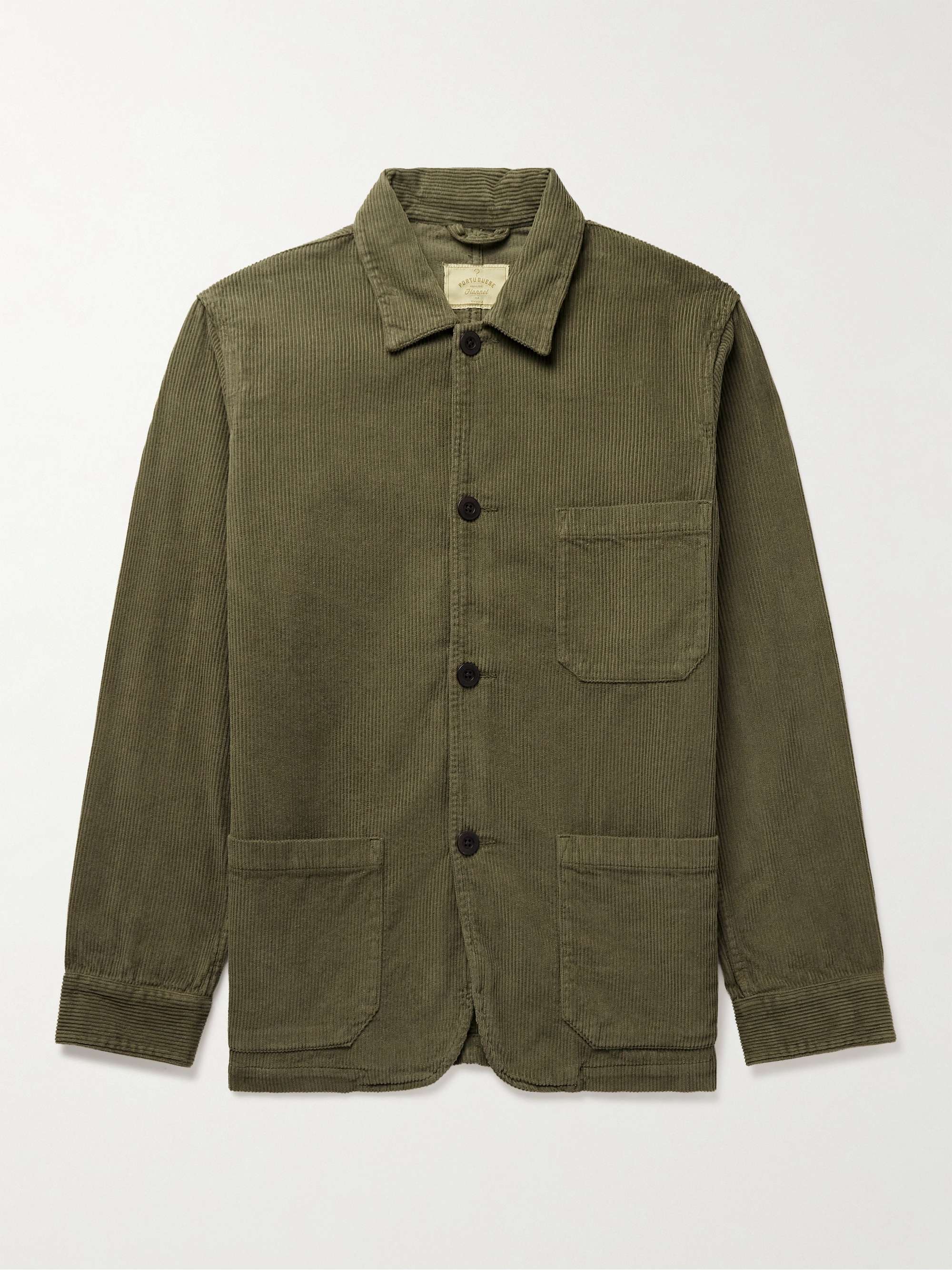 PORTUGUESE FLANNEL Labura Cotton-Corduroy Overshirt for Men | MR PORTER