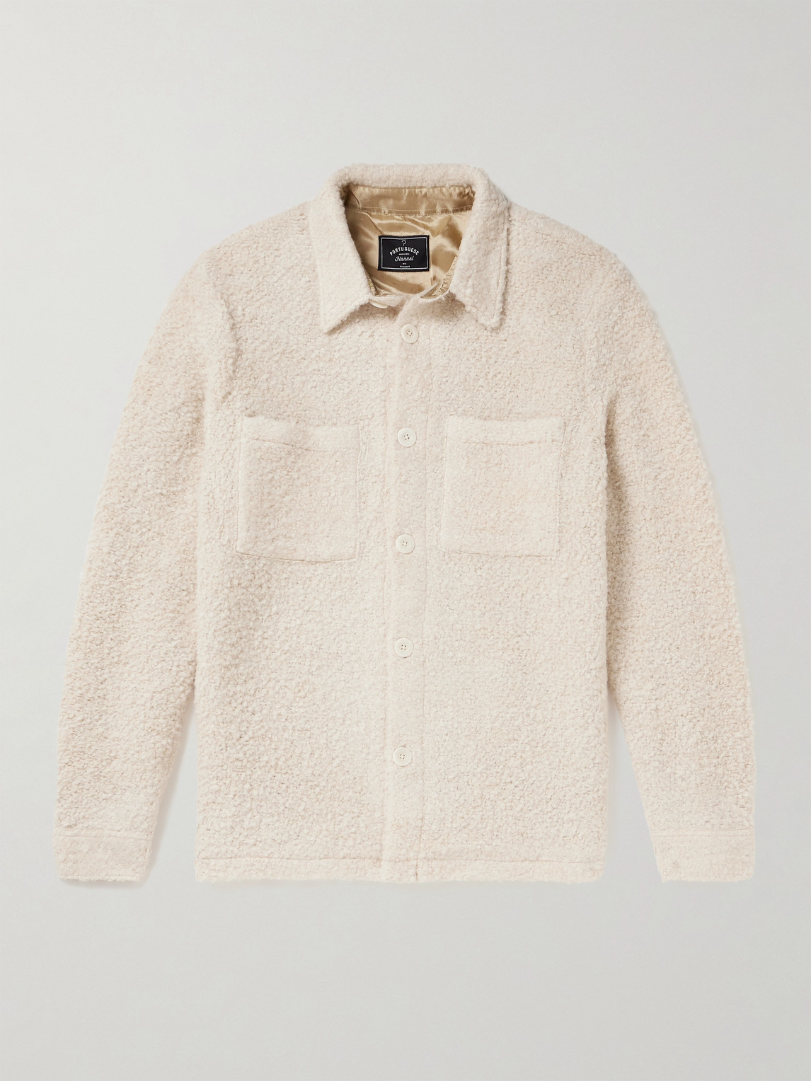 Portuguese Flannel Curly Bouclé Overshirt - Men