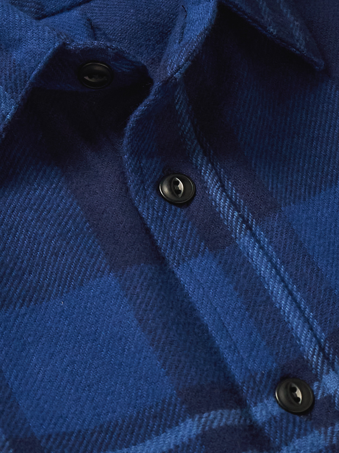 Shop Portuguese Flannel Arquive 82 Checked Organic Cotton-flannel Shirt In Blue