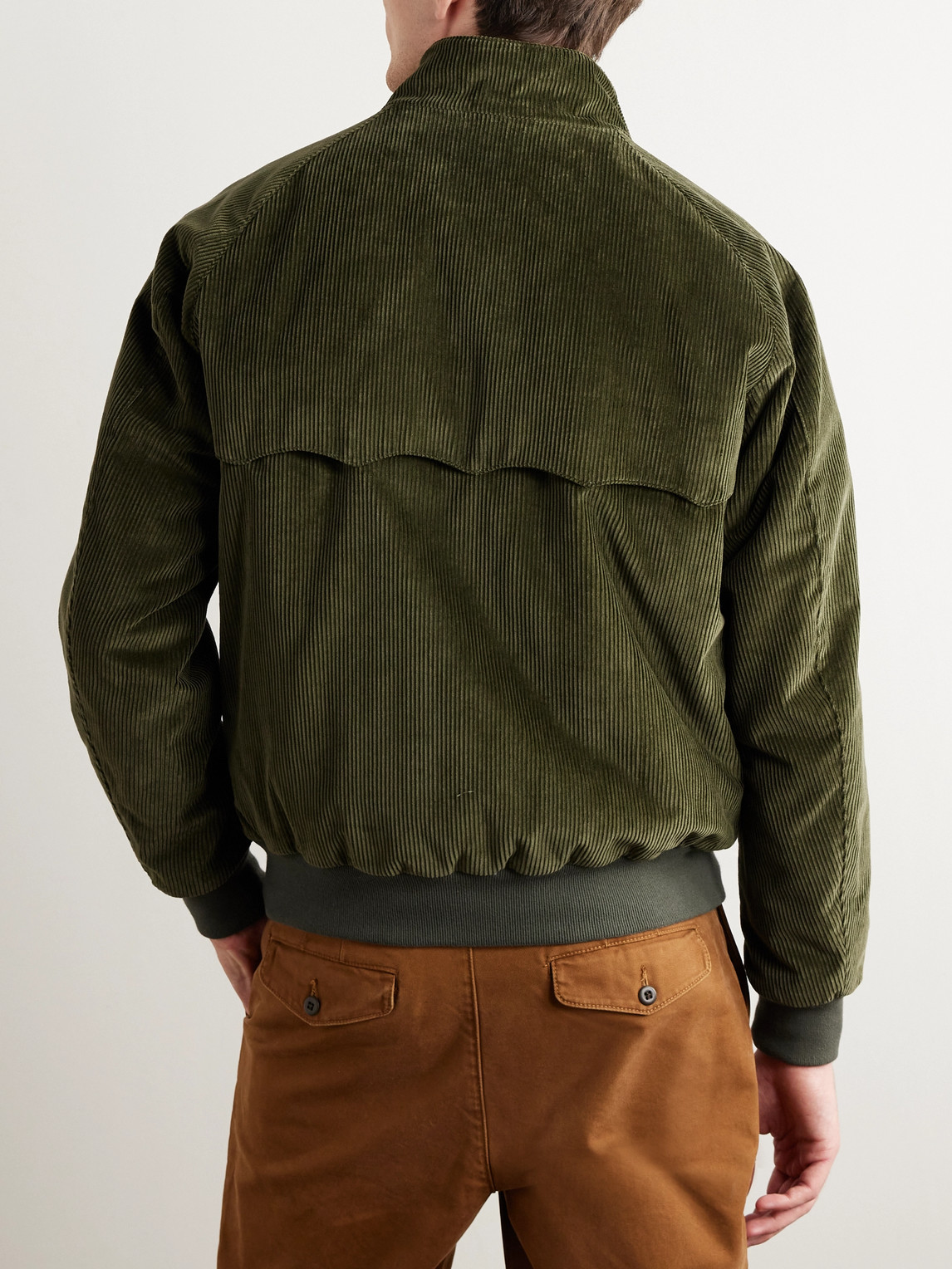 Baracuta G9 AF Cotton-Corduroy Harrington Jacket Smart Closet