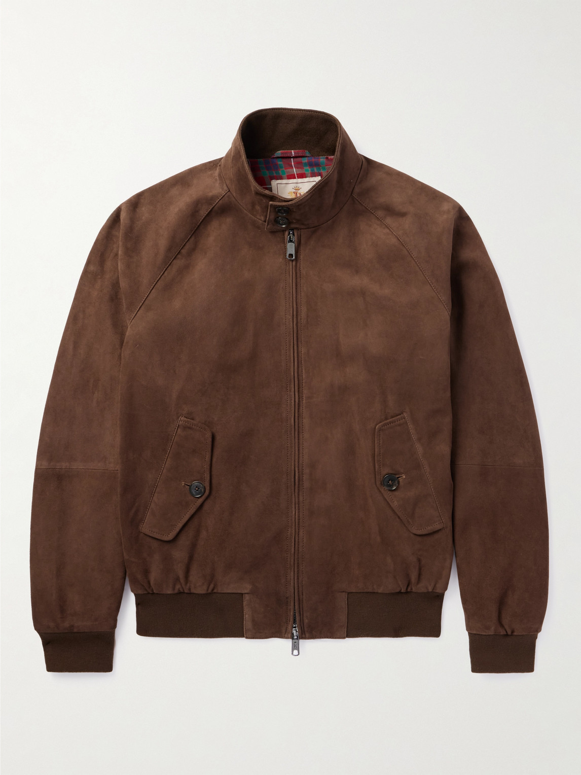 Baracuta G9 Suede Harrington Jacket - Men