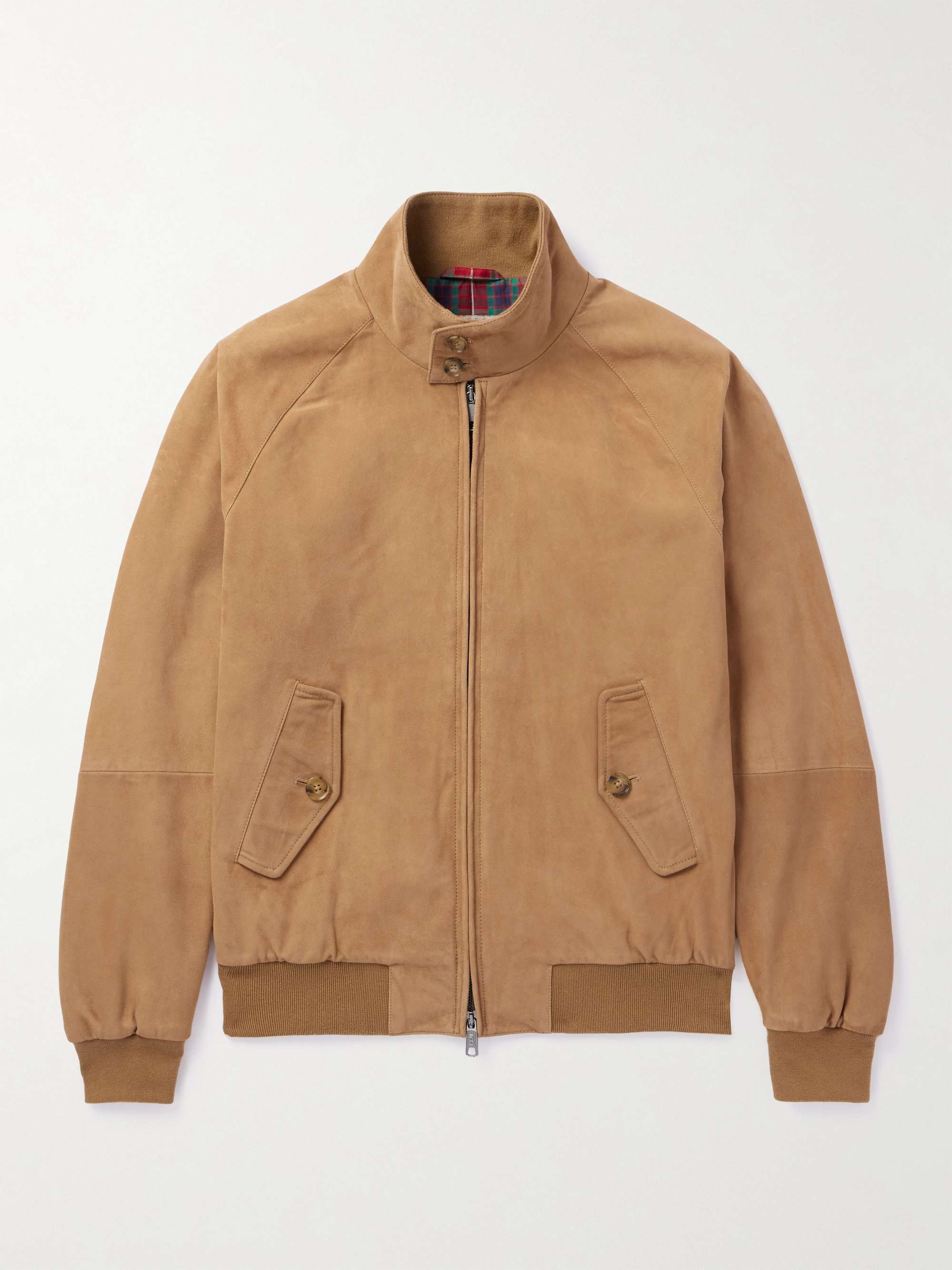 BARACUTA G9 Suede Harrington Jacket for Men | MR PORTER