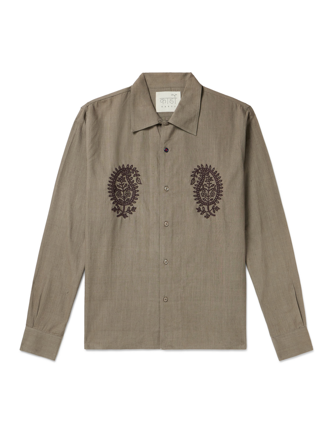 Chintan Embroidered Cotton Shirt