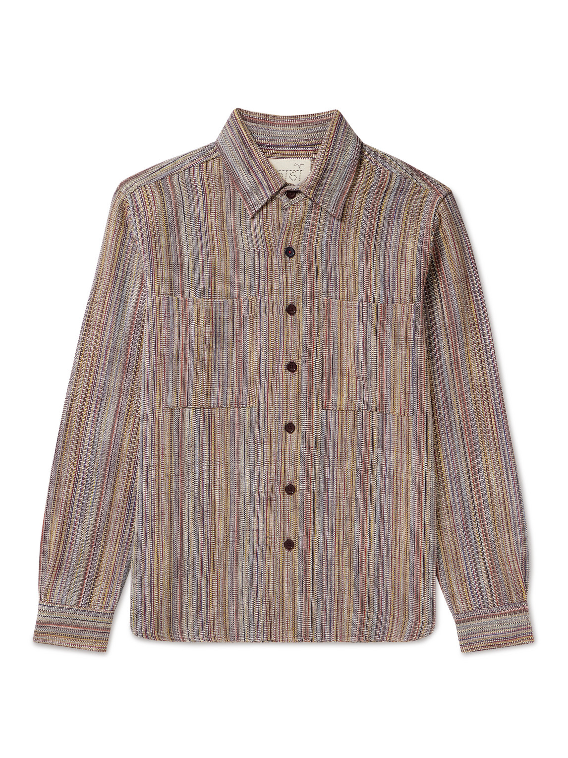 Alok Striped Cotton Overshirt