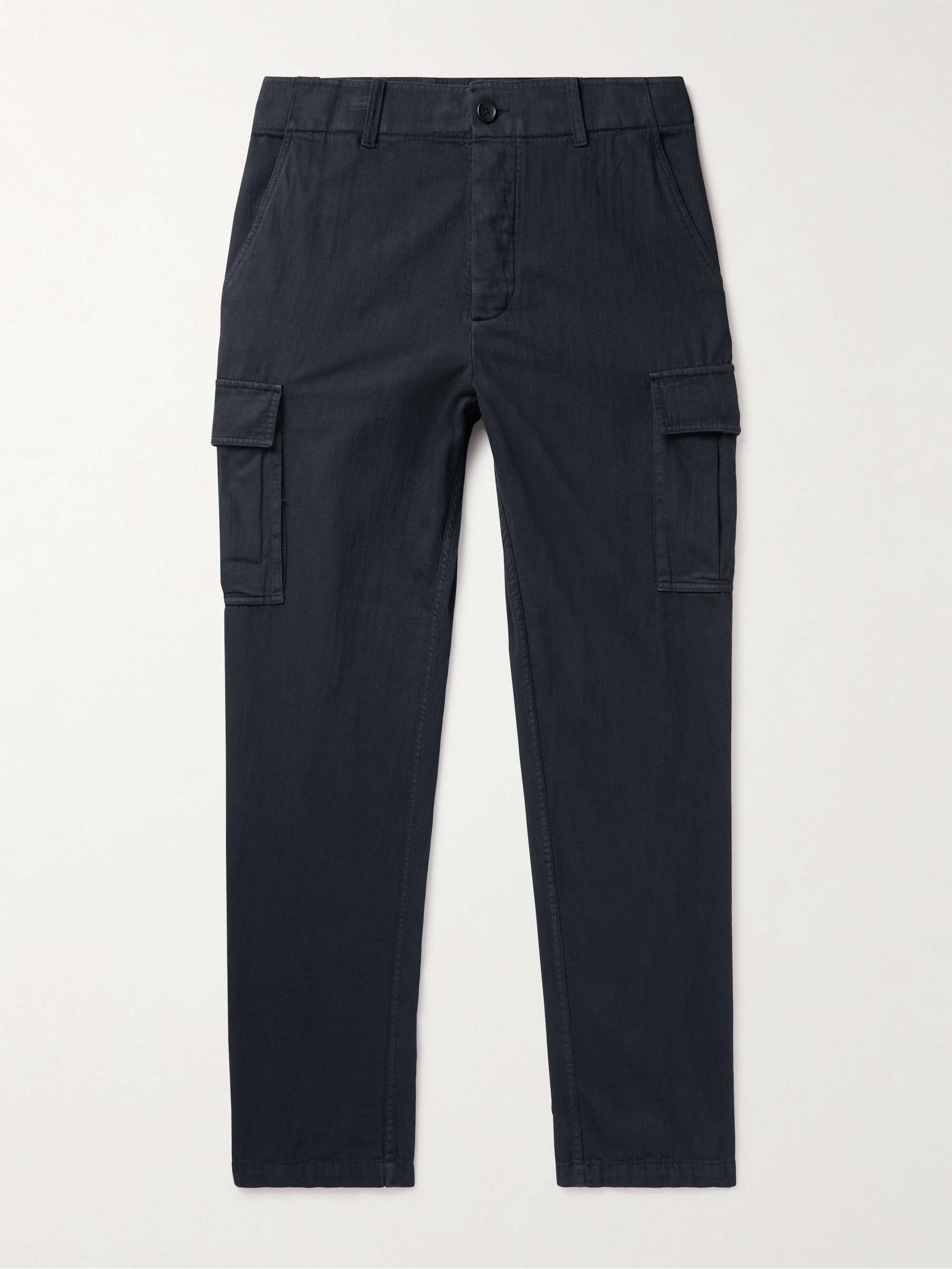 JAMES PERSE Slim-Fit Slub Cotton Cargo Trousers for Men | MR PORTER