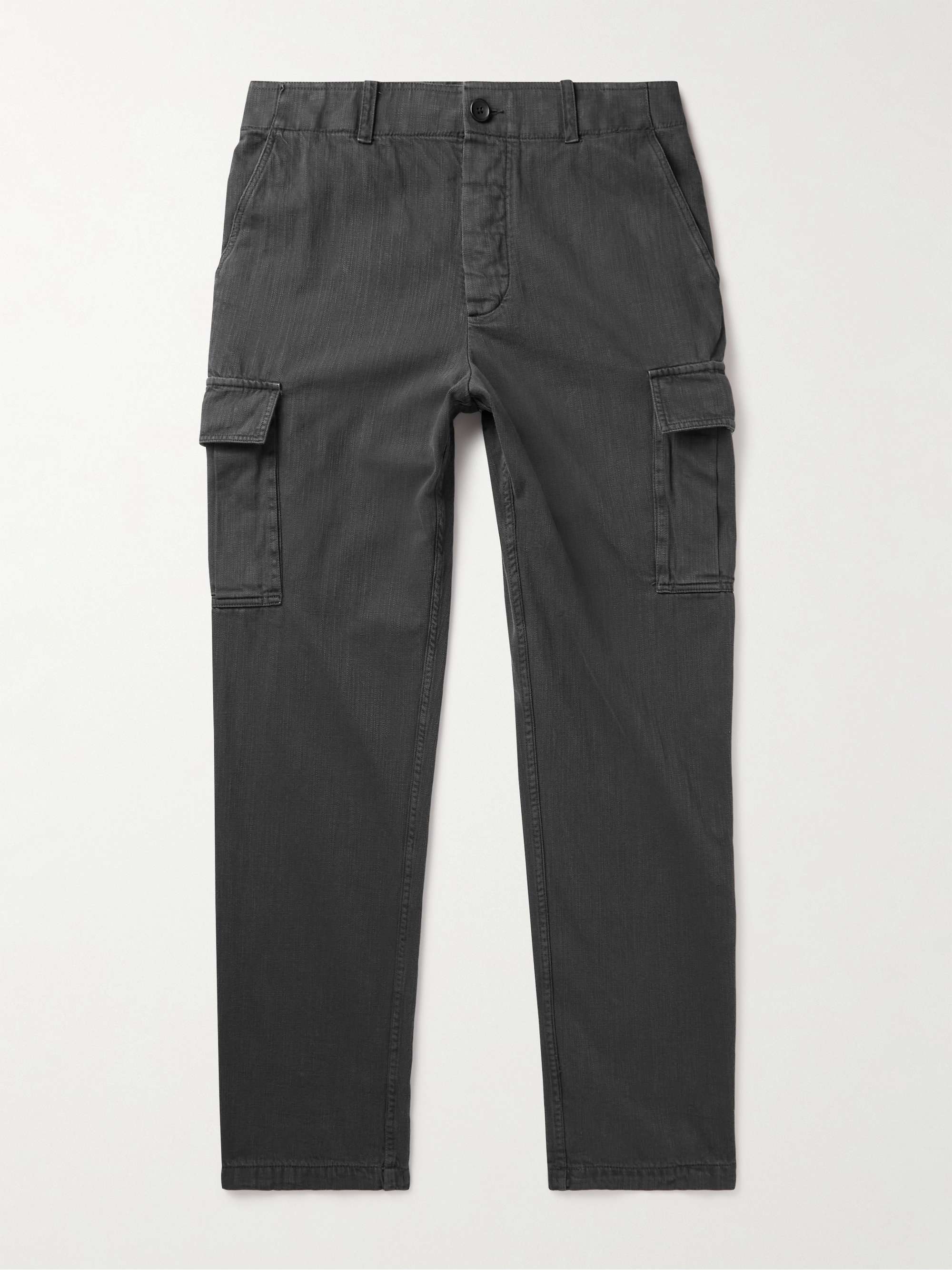 JAMES PERSE Slim-Fit Slub Cotton Cargo Trousers for Men | MR PORTER