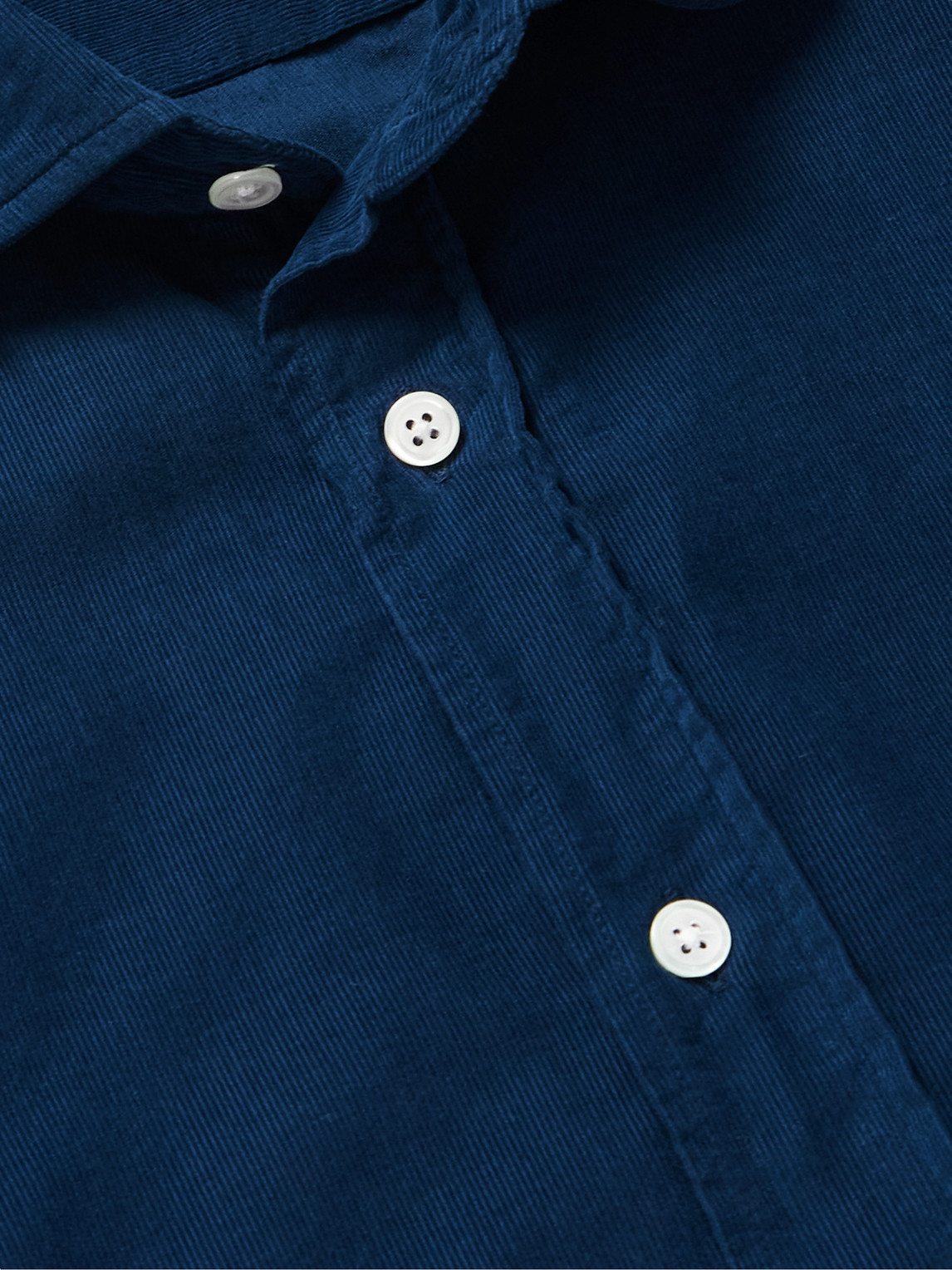 Shop Hartford Paul Cotton-corduroy Shirt In Blue