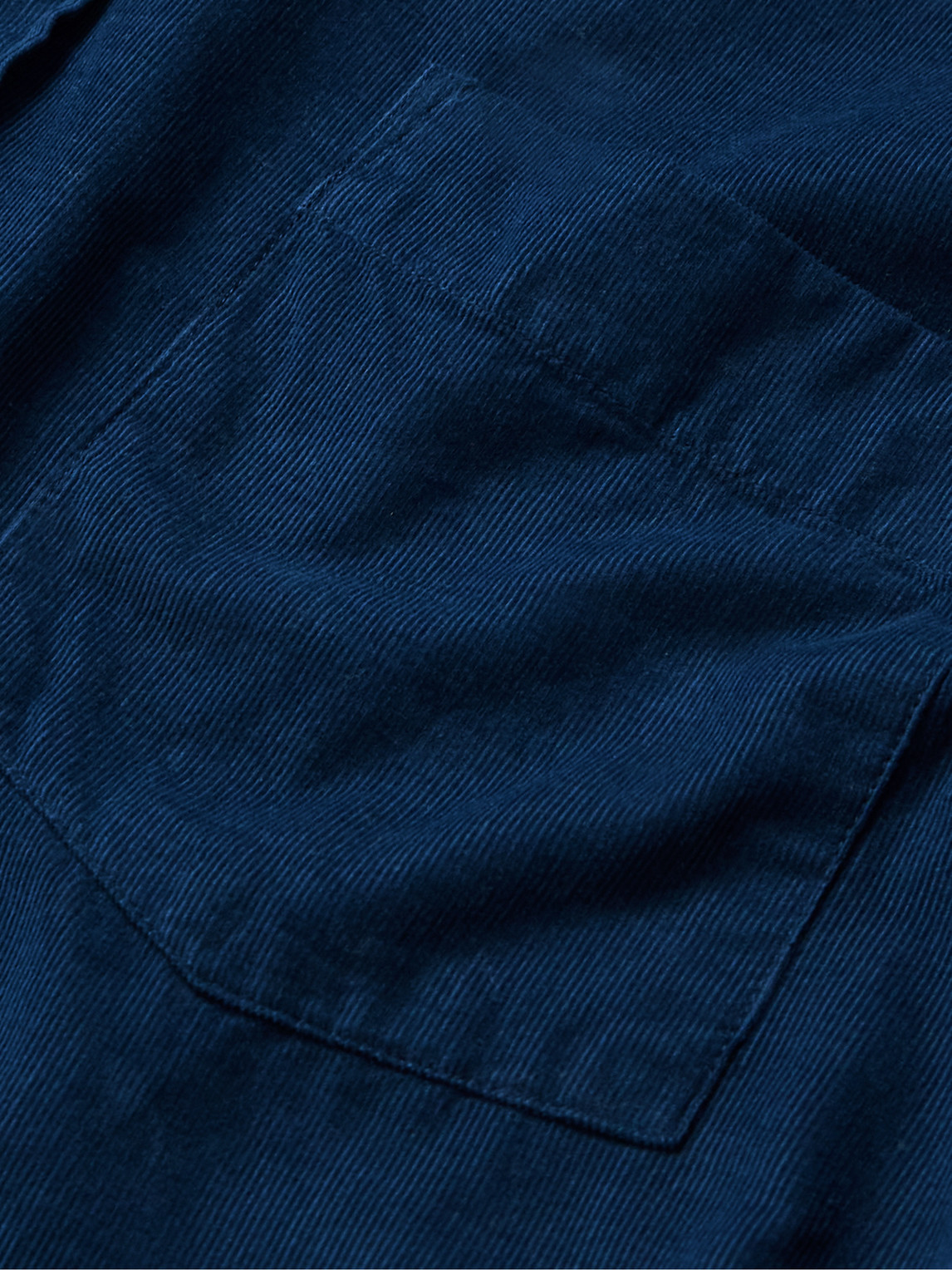 Shop Hartford Paul Cotton-corduroy Shirt In Blue