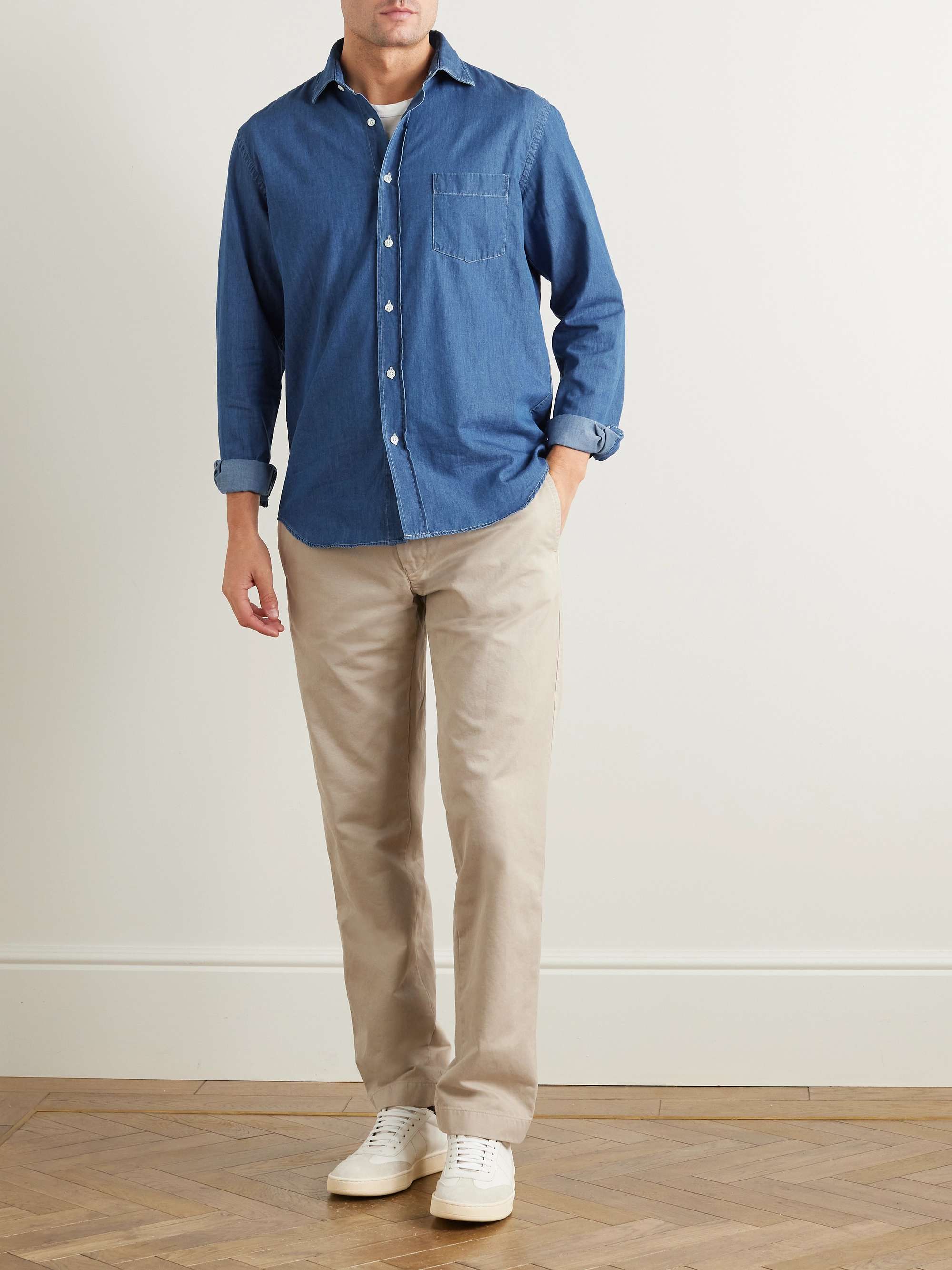 Shirt and pants color combinations, men. | Shirt pant combination photos. -  TiptopGents | Denim shirt men, Blue shirt combination, Black shirt outfit  men