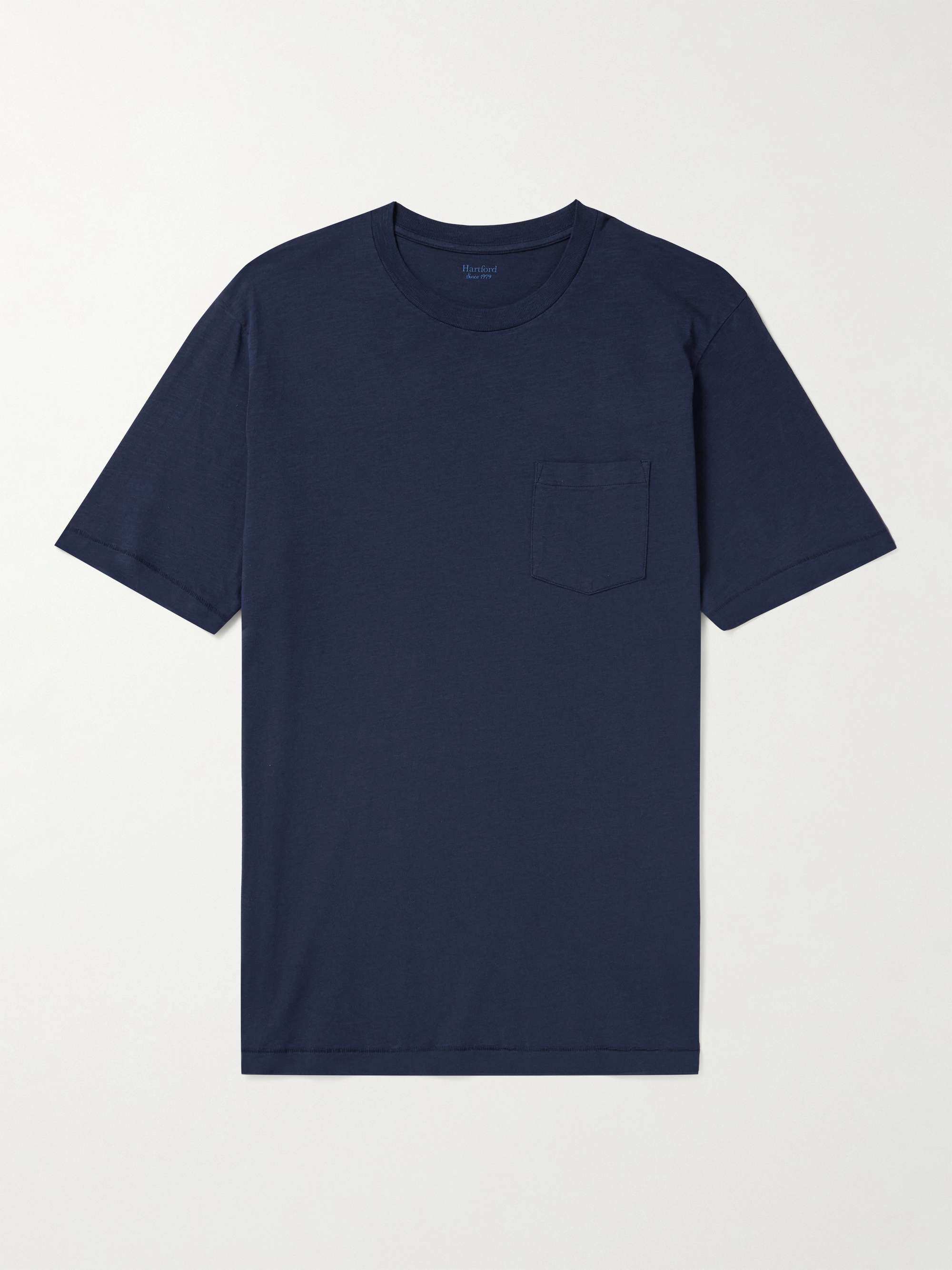 HARTFORD Pocket Garment-Dyed Cotton-Jersey T-Shirt for Men | MR PORTER
