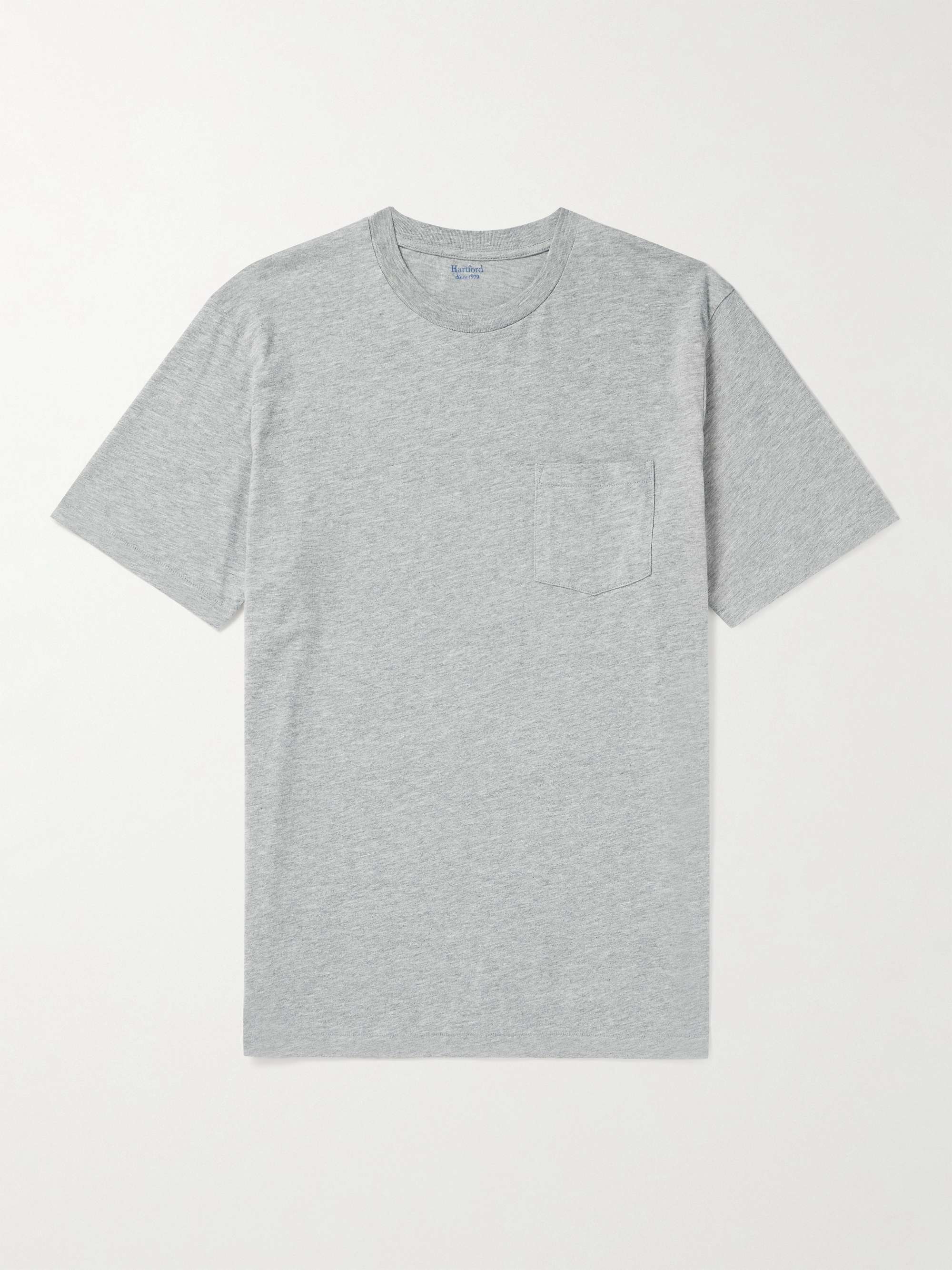 mens grey pocket tee