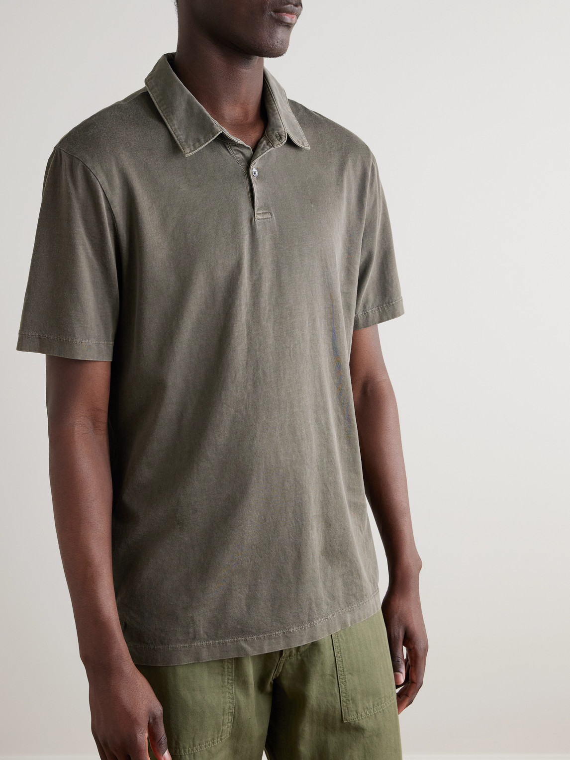 Supima Cotton-Jersey Polo Shirt