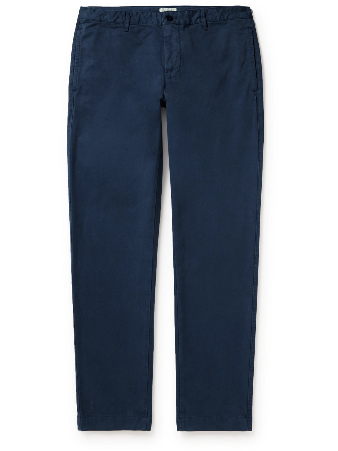 Hartford Tex Straight-leg Cotton-twill Trousers In Blue