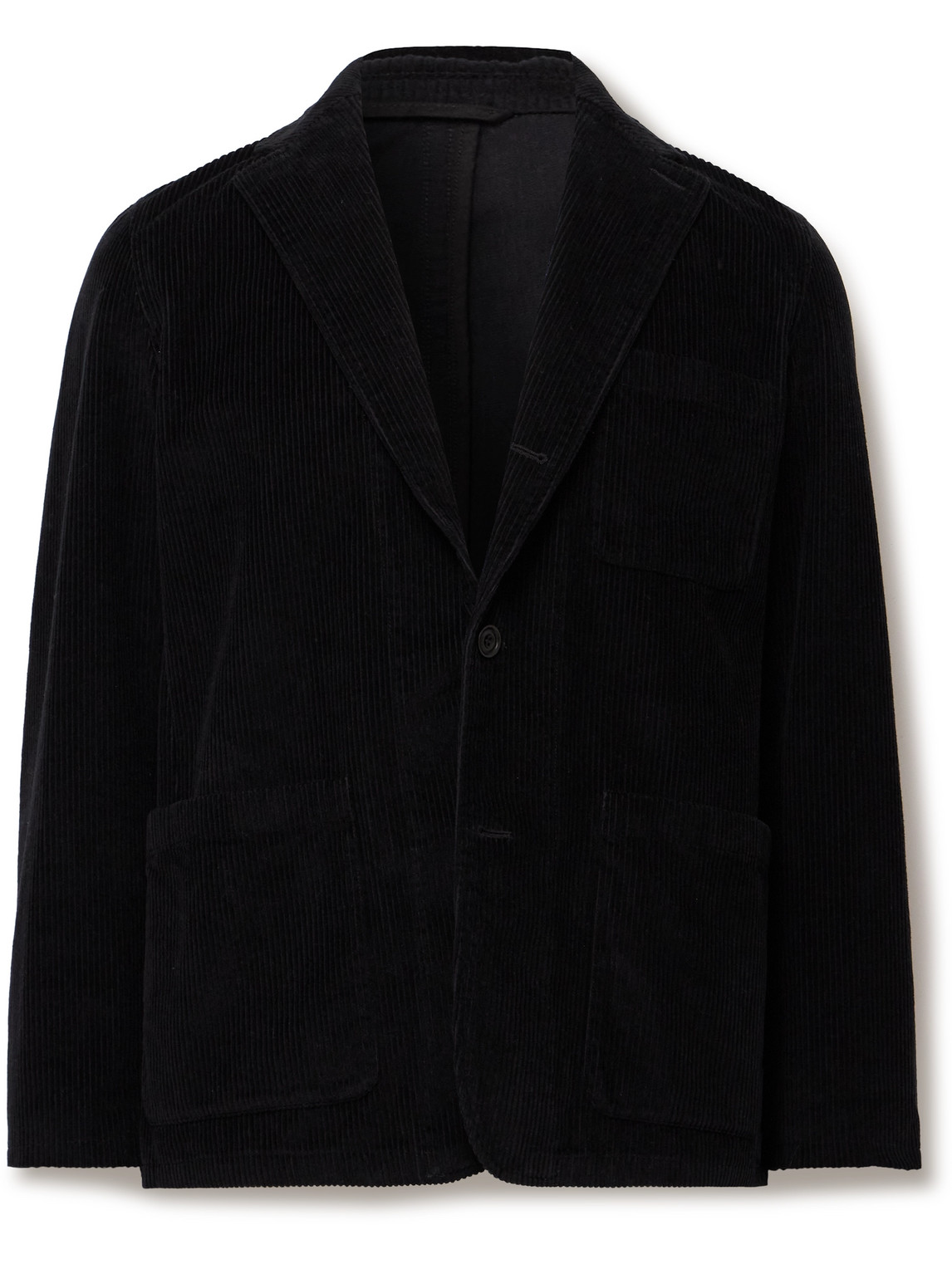 Hartford Jonny Unstructured Cotton Corduroy Blazer Men Black IT 50 for Men