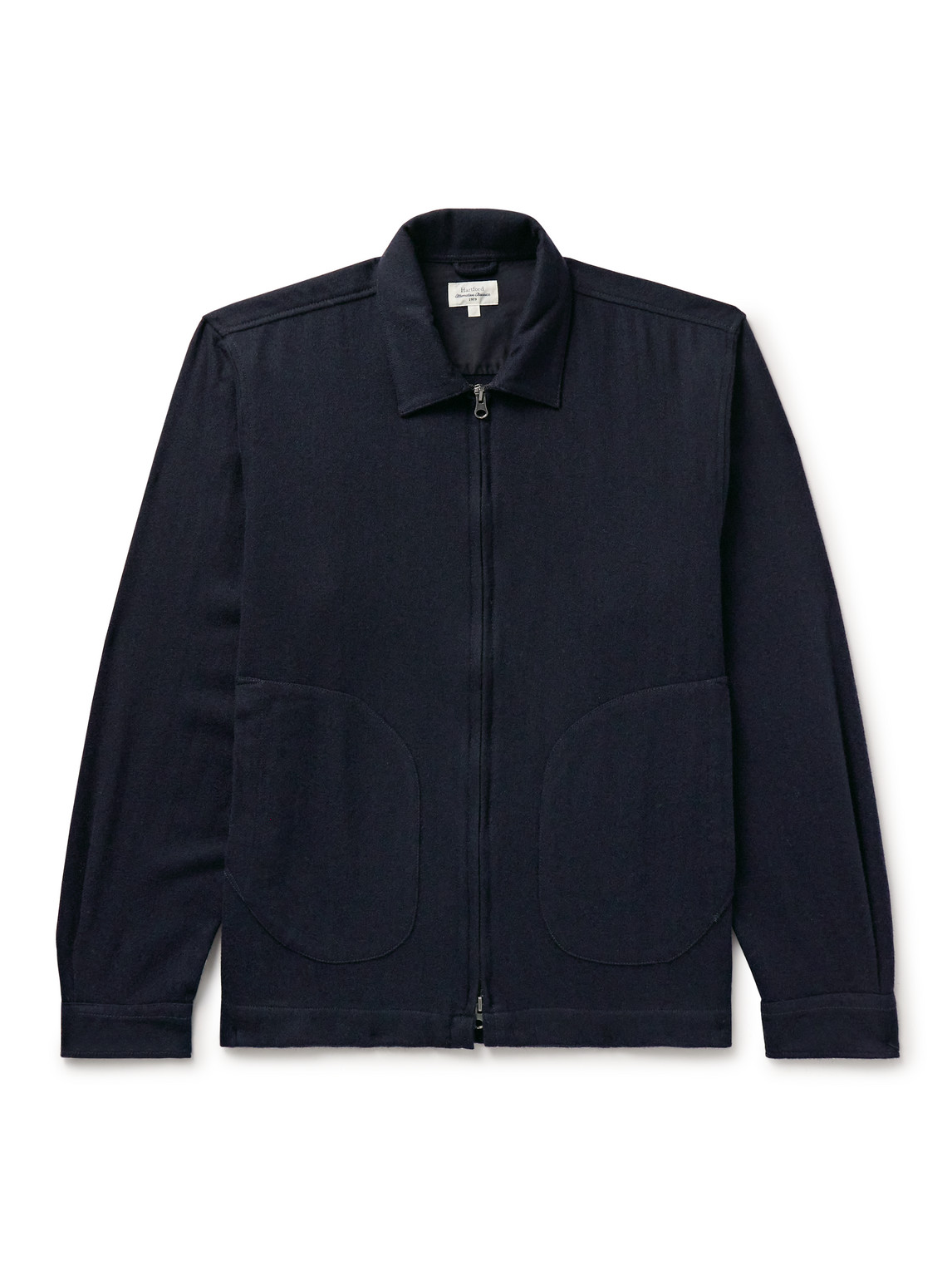 Hartford Del Recycled Wool-blend Jacket In Blue