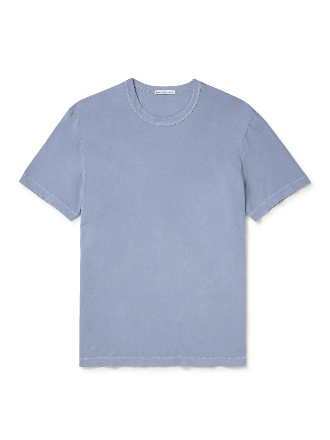 James Perse Combed Cotton-jersey T-shirt In Blue