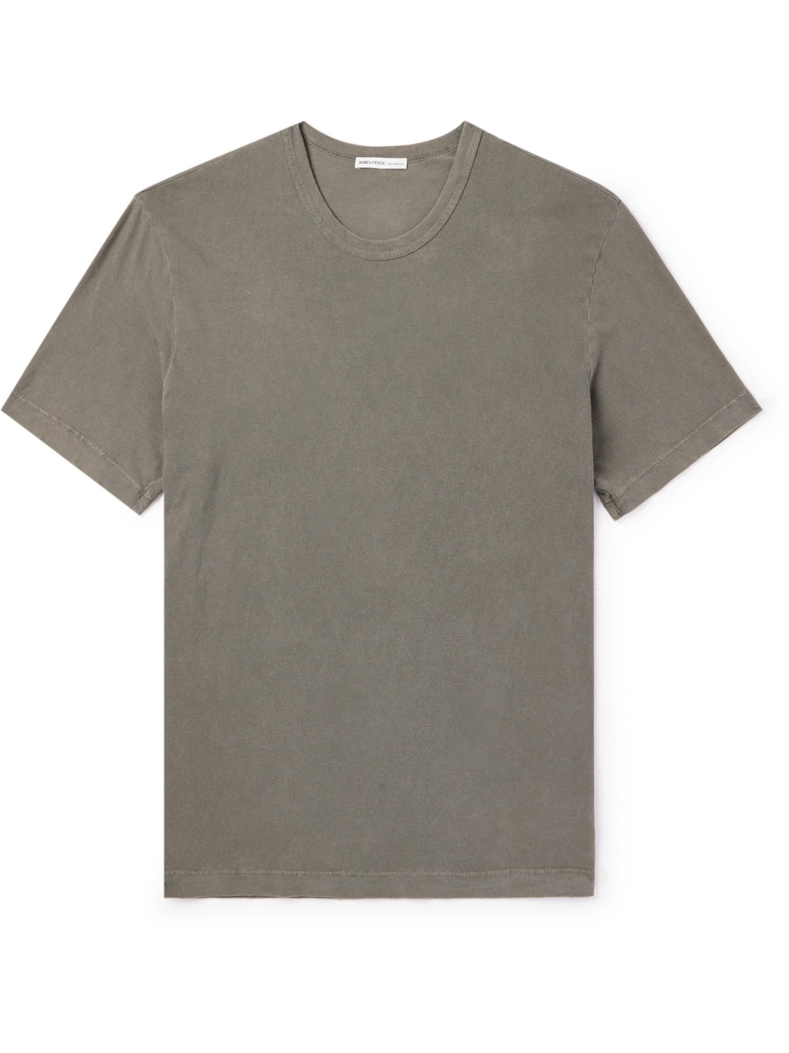 James Perse Combed Cotton-jersey T-shirt In Green