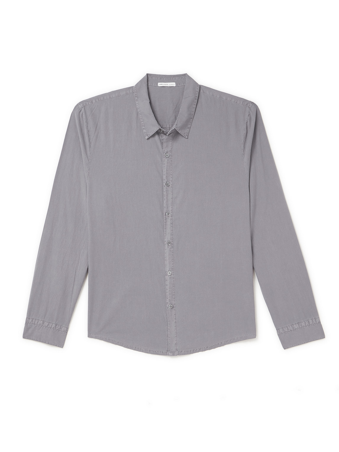 James Perse Cotton-poplin Shirt In Gray