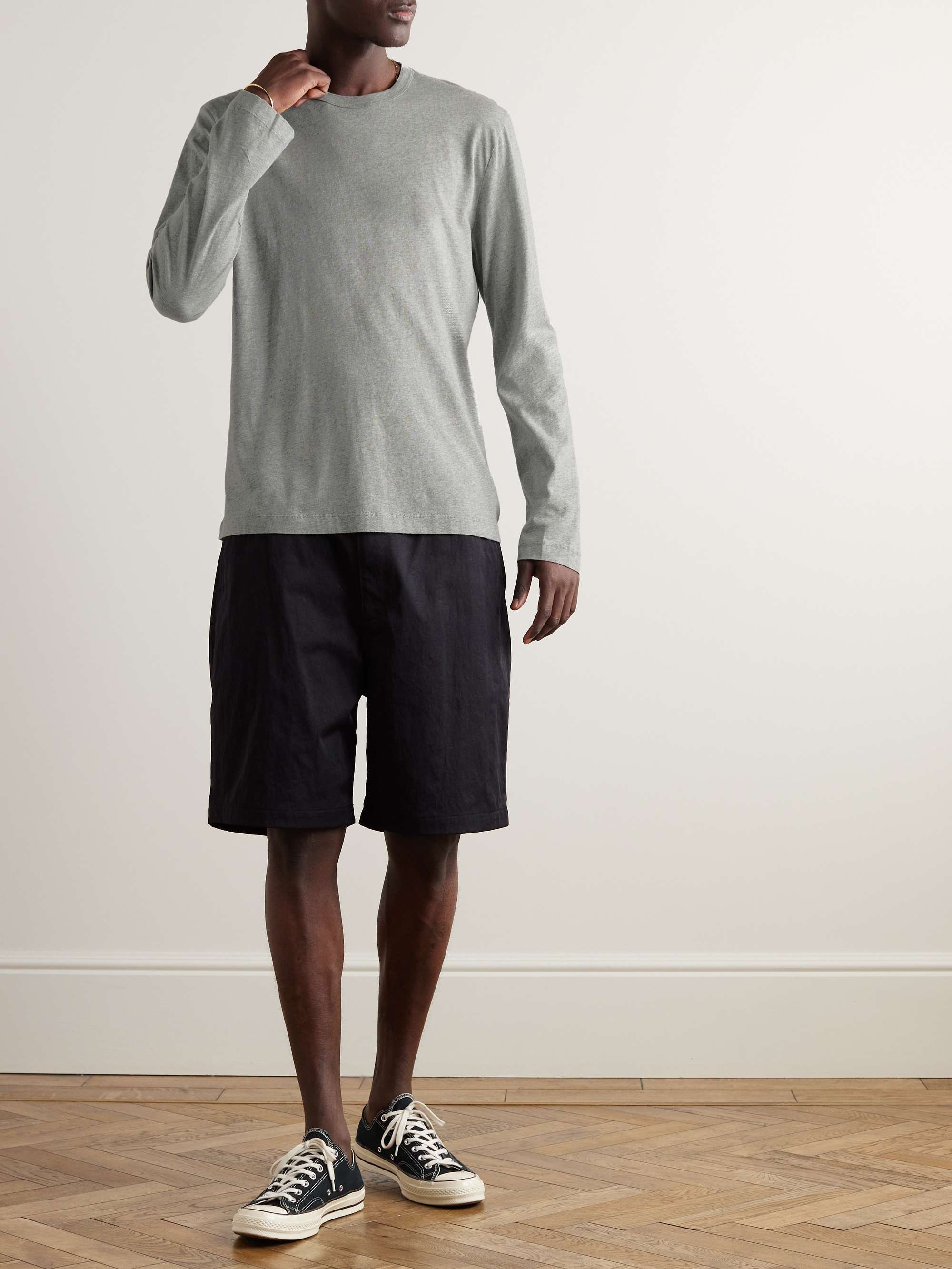 JAMES PERSE Maglia in jersey di cotone pettinato