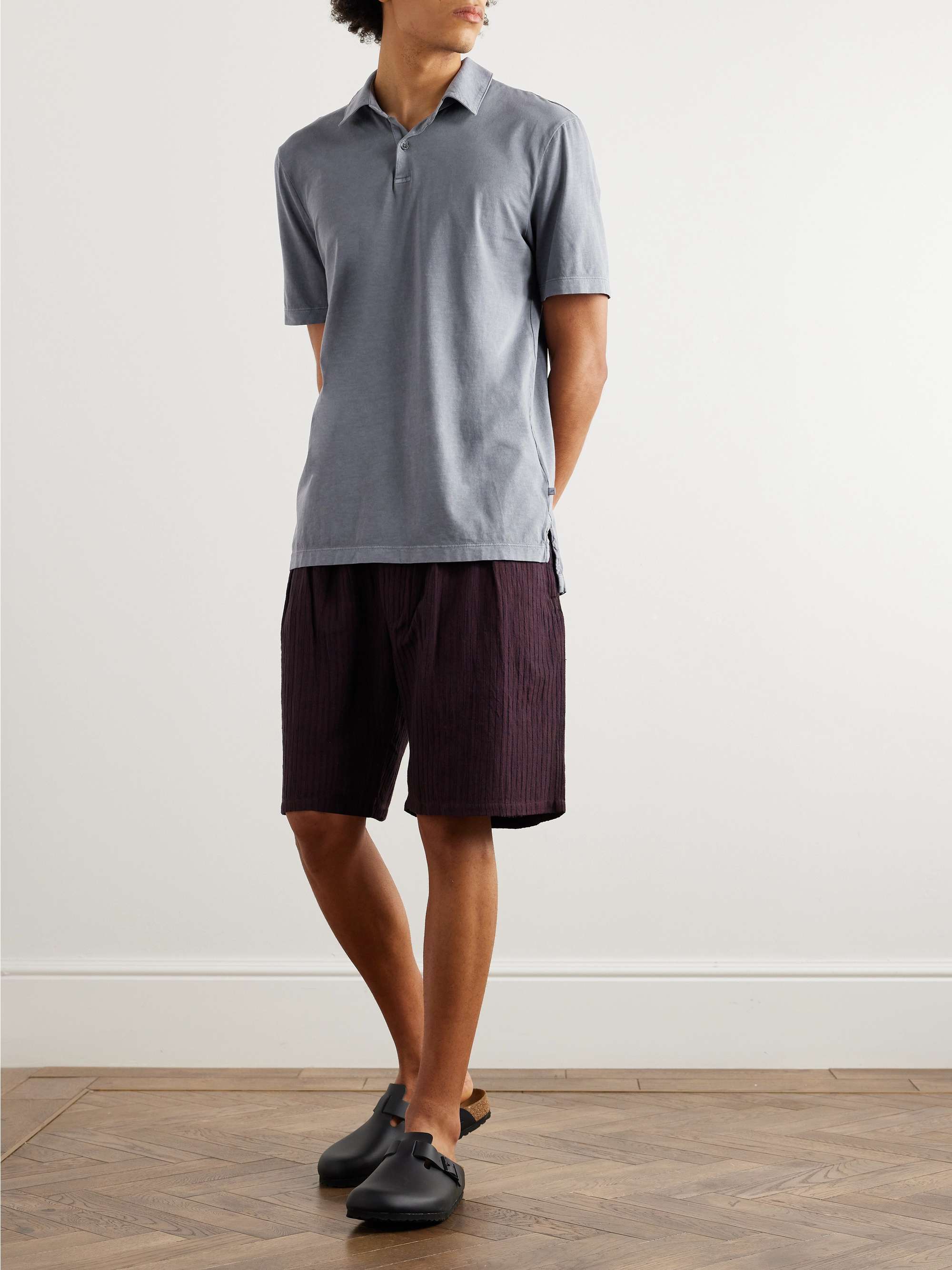 JAMES PERSE Supima Cotton-Jersey Polo Shirt for Men | MR PORTER