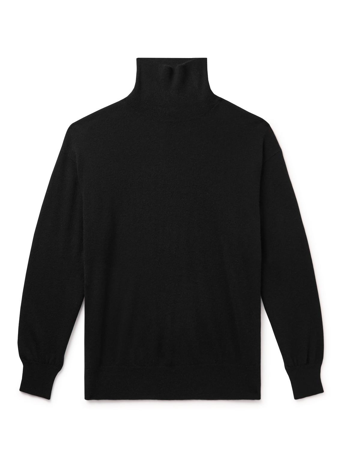 Auralee Baby Cashmere Rollneck Sweater In Black