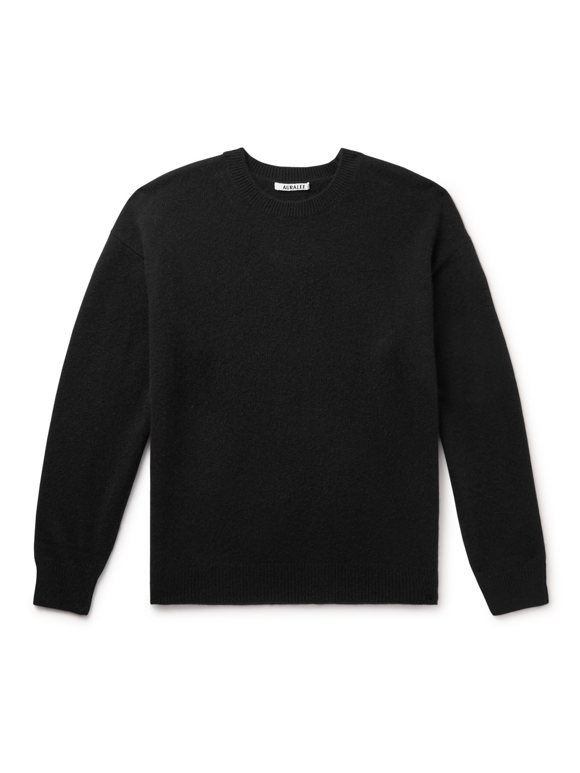 Auralee Baby Cashmere Sweater In Black