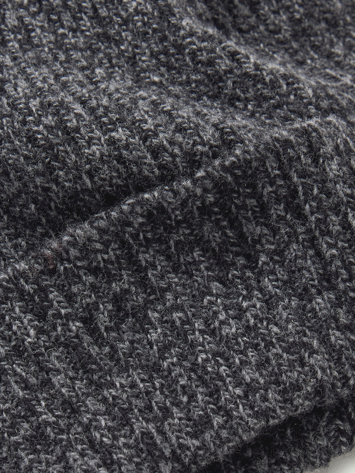 Shop Kaptain Sunshine Throwing Fits Ribbed Wool Beanie In Gray