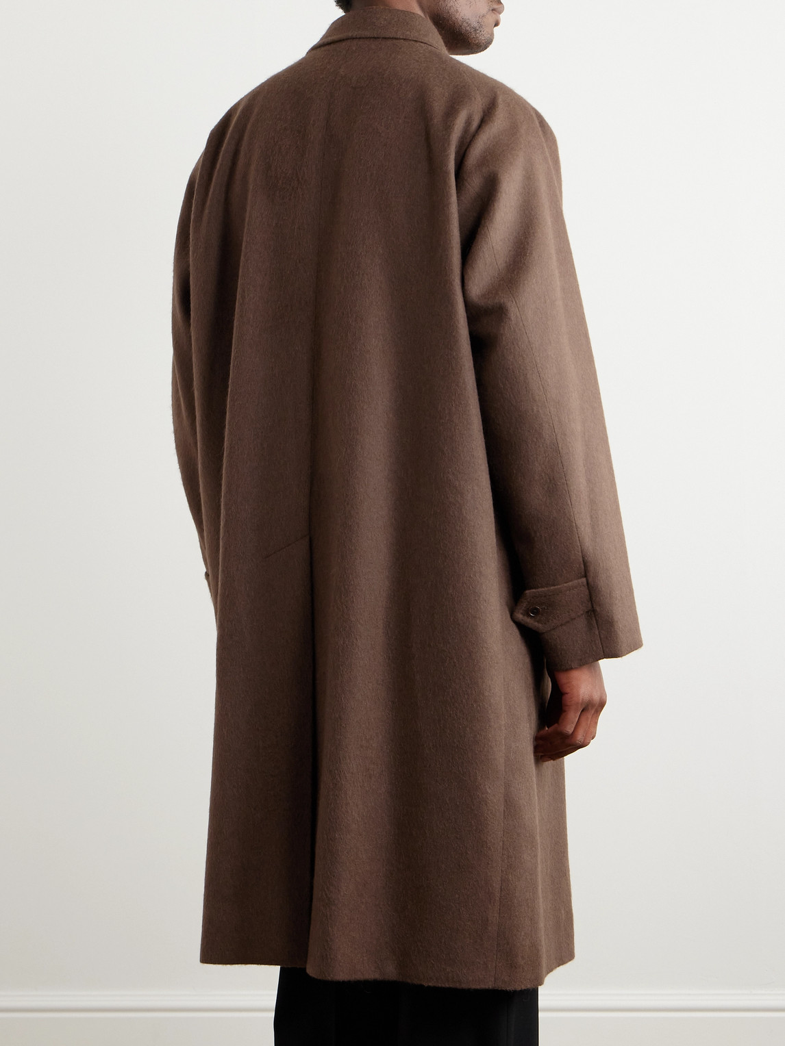Shop Auralee Camel Hair Coat In Brown