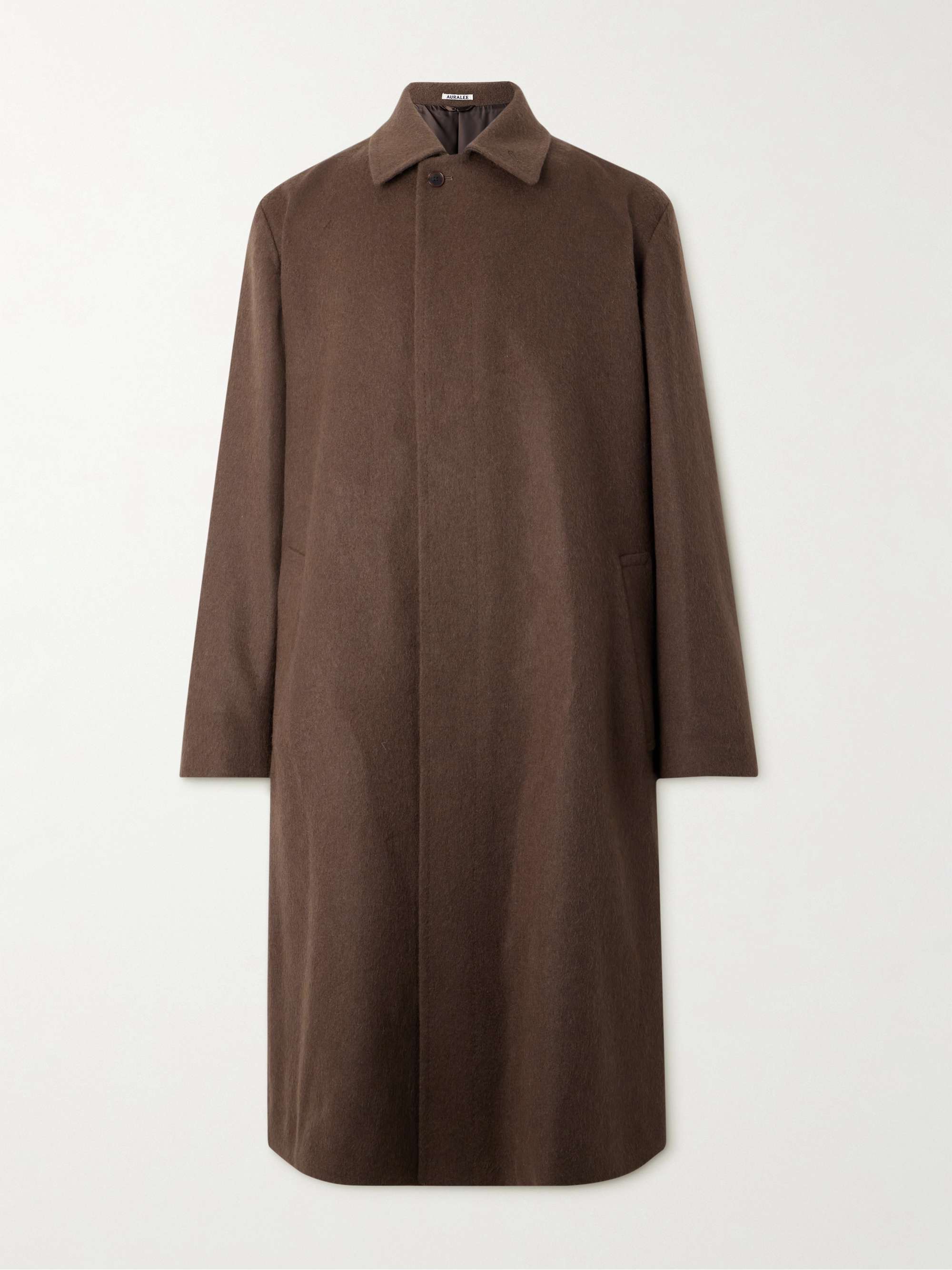 AURALEE Camel Hair Coat for Men | MR PORTER