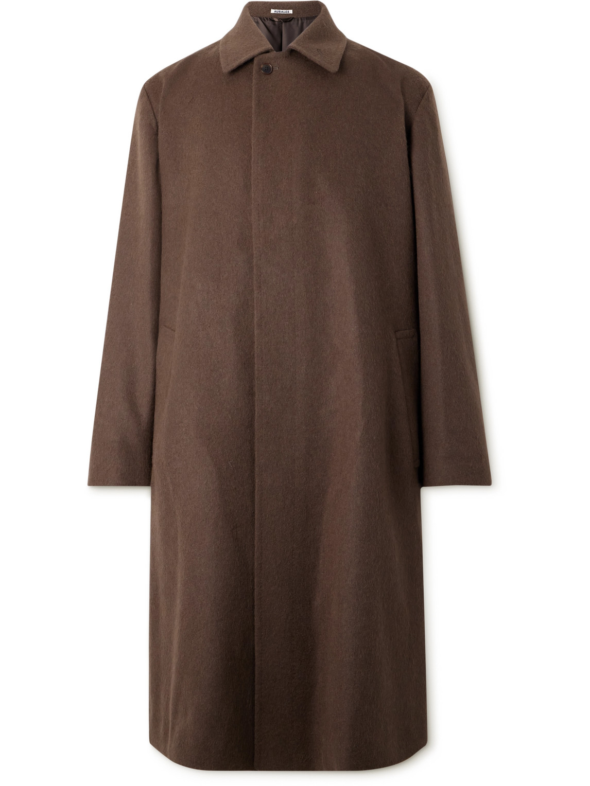 Shop Auralee Camel Hair Coat In Brown