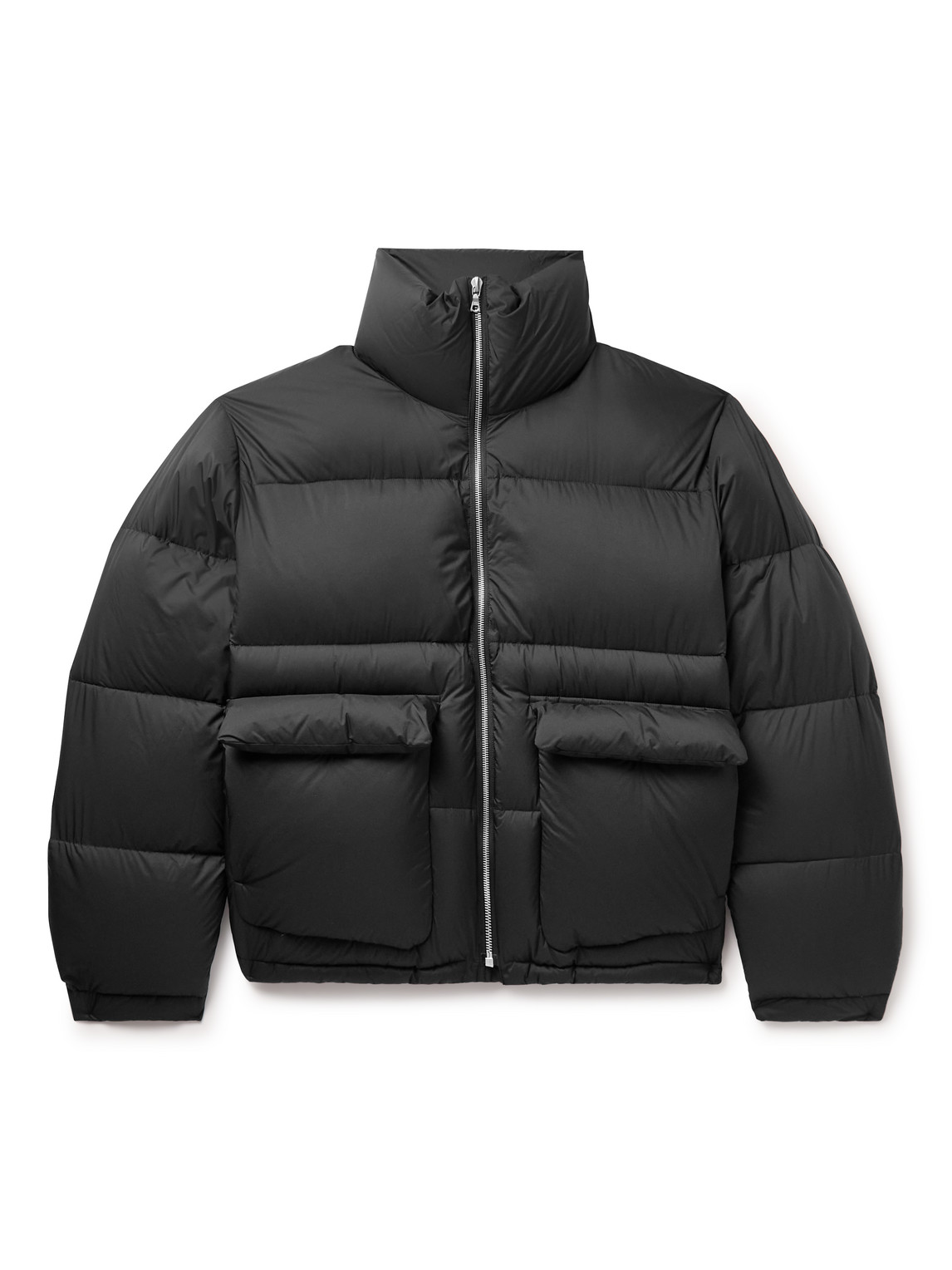 Quilted Nylon-Ripstop Down Jacket
