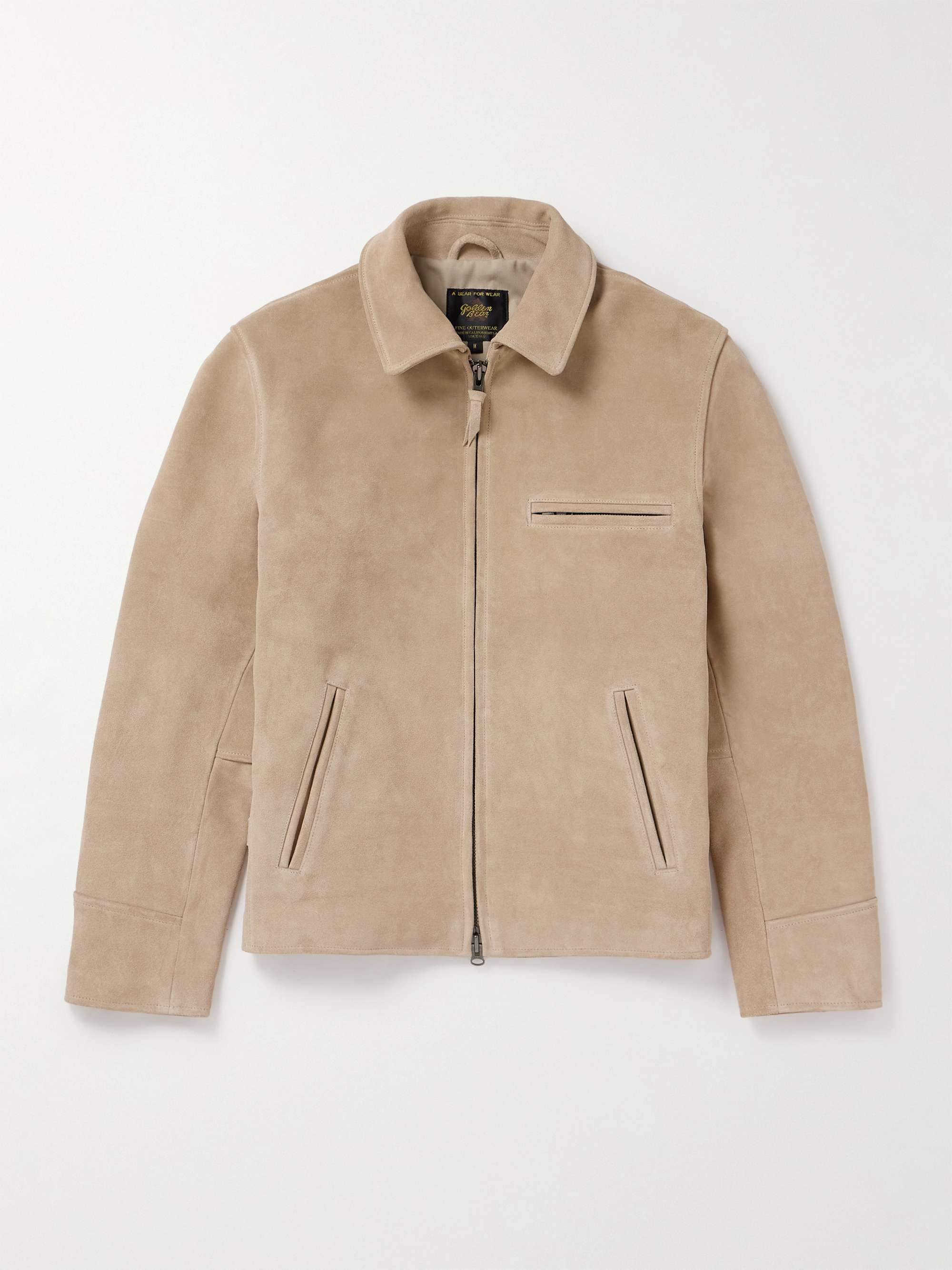 GOLDEN BEAR The Waterfront Slim-Fit Suede Jacket for Men | MR PORTER