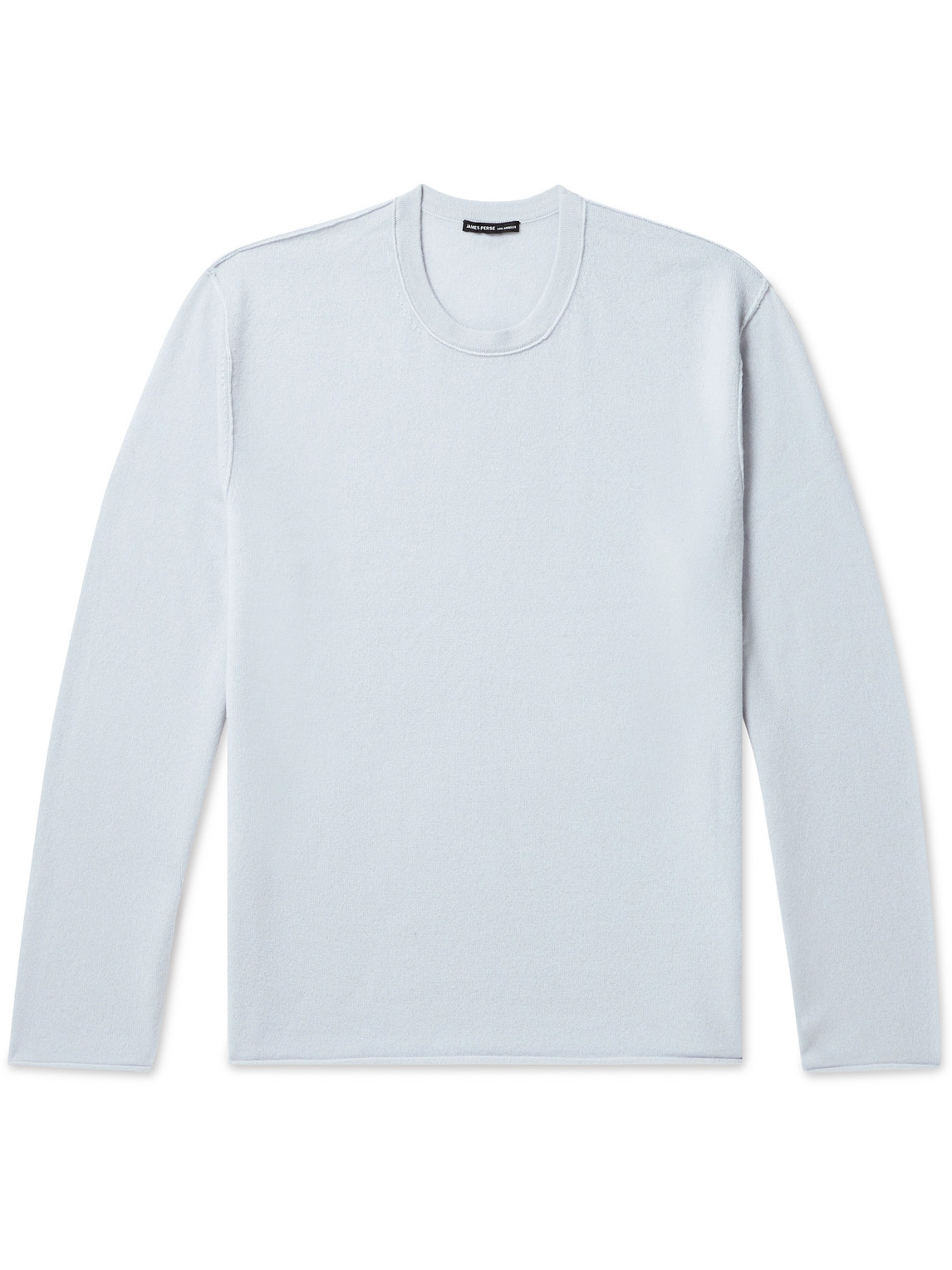James Perse Recycled-cashmere Jumper In Blue