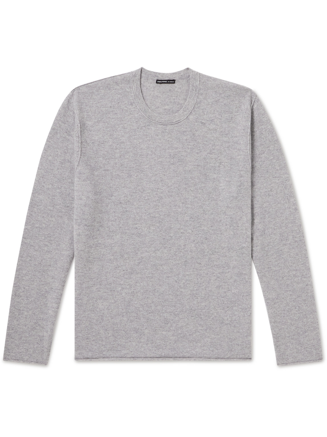 James Perse Recycled-cashmere Sweater In Gray