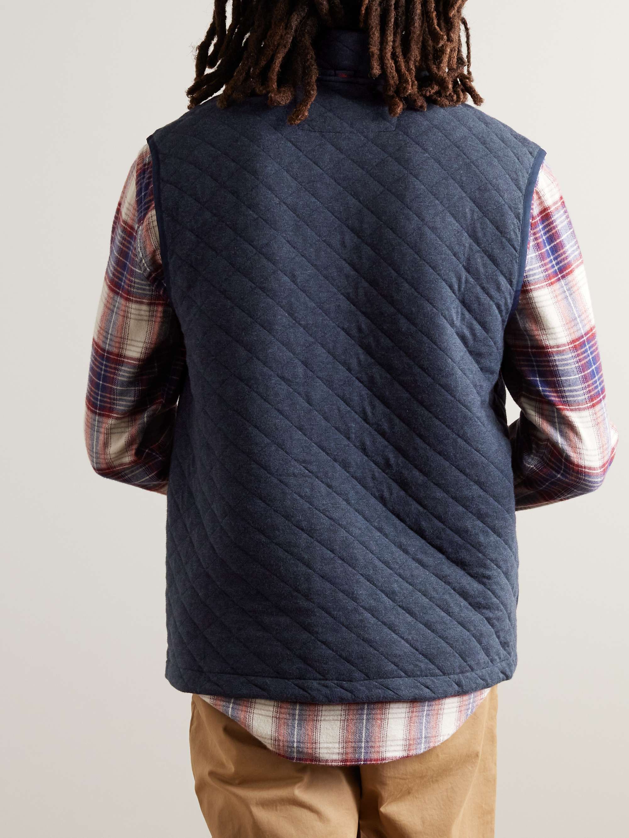 FAHERTY Epic Quilted CottonBlend Gilet for Men MR PORTER