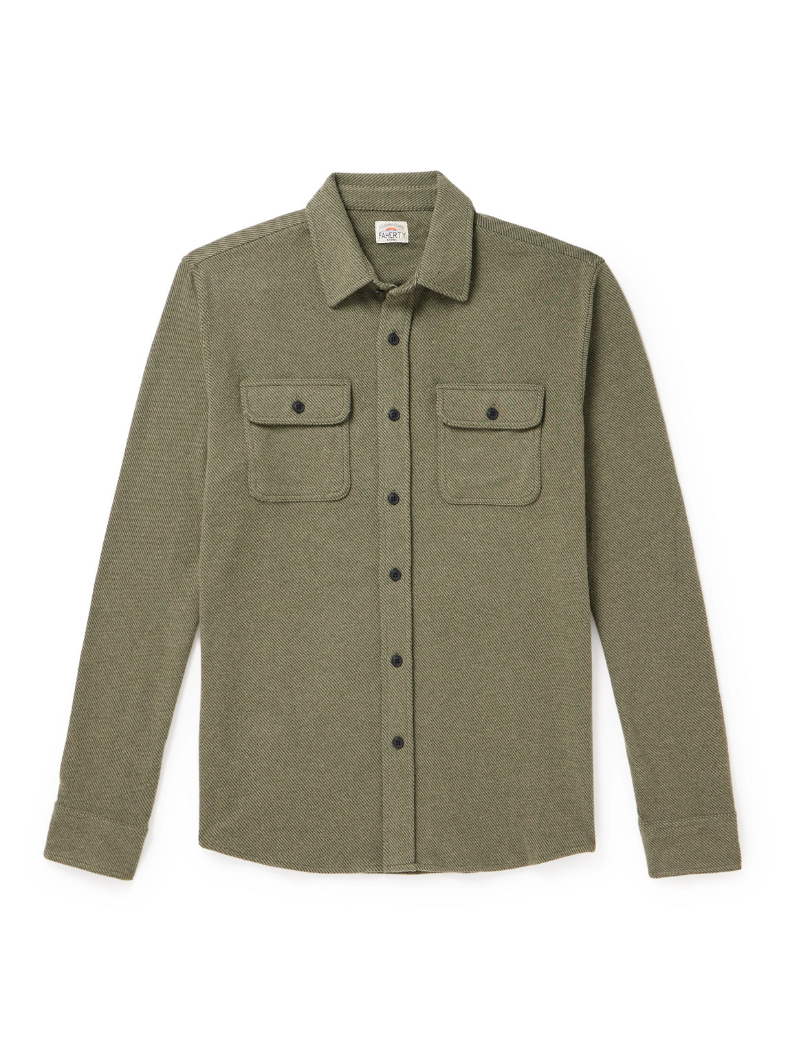 Faherty Legend™ Knitted Shirt In Green