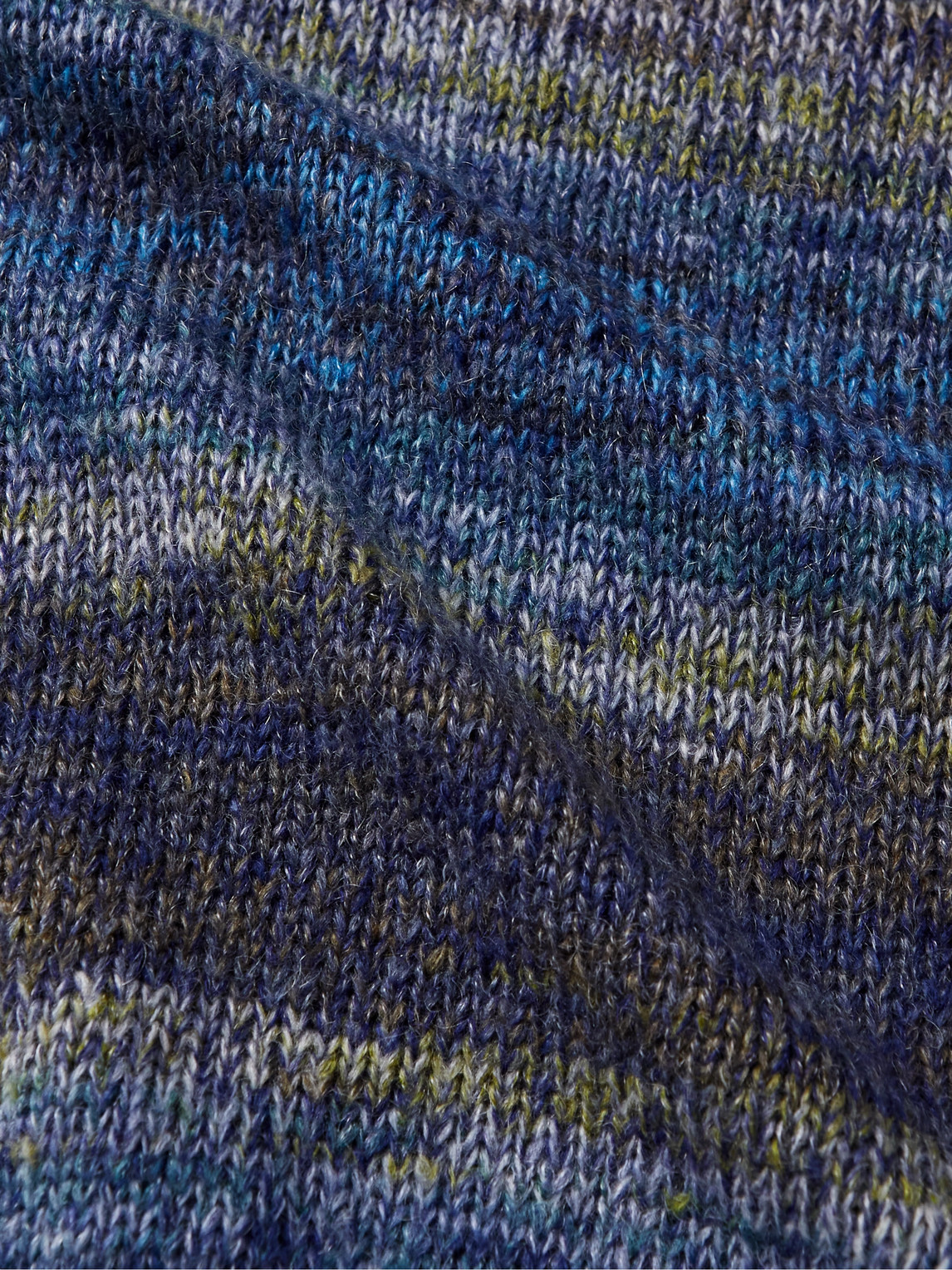 Shop Corridor Space-dyed Knitted Sweater In Blue