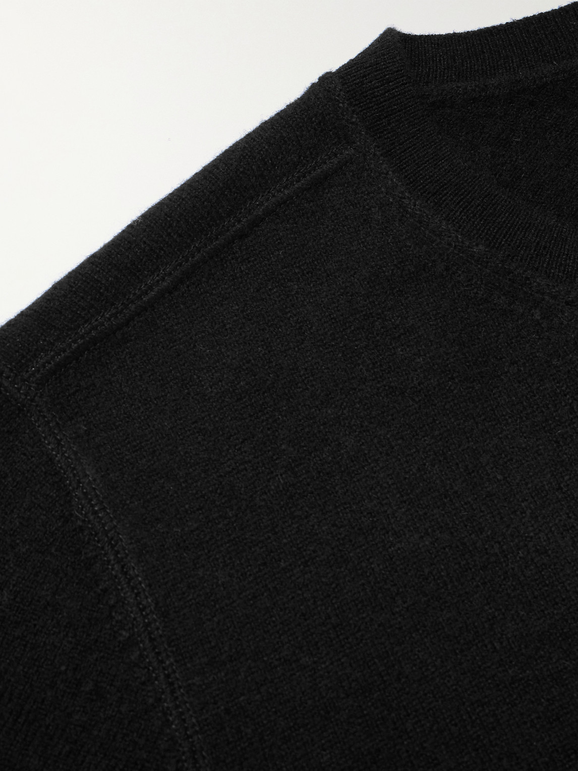 Shop Allude Cashmere Sweater In Black