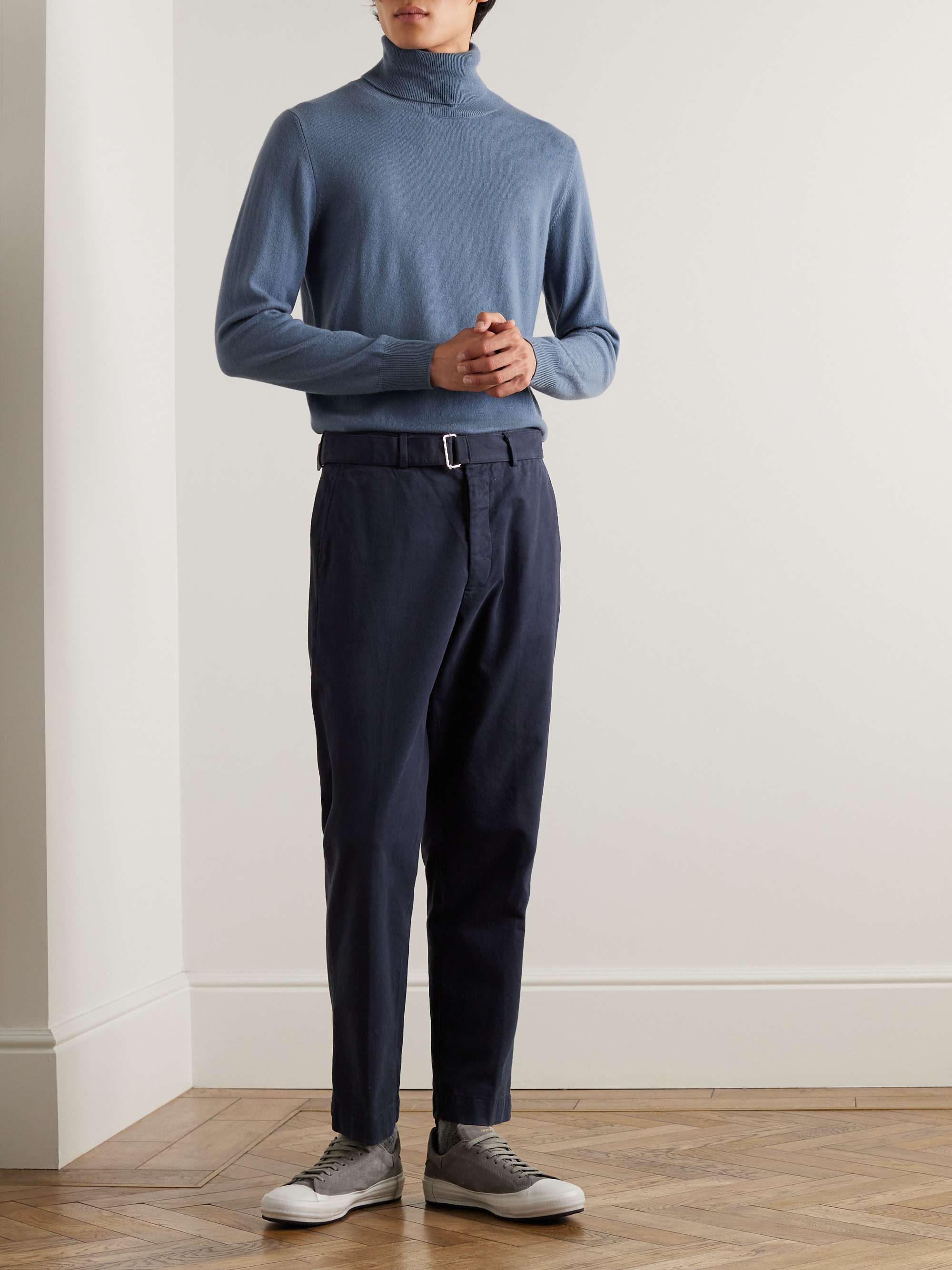ALLUDE Cashmere Rollneck Sweater for Men | MR PORTER