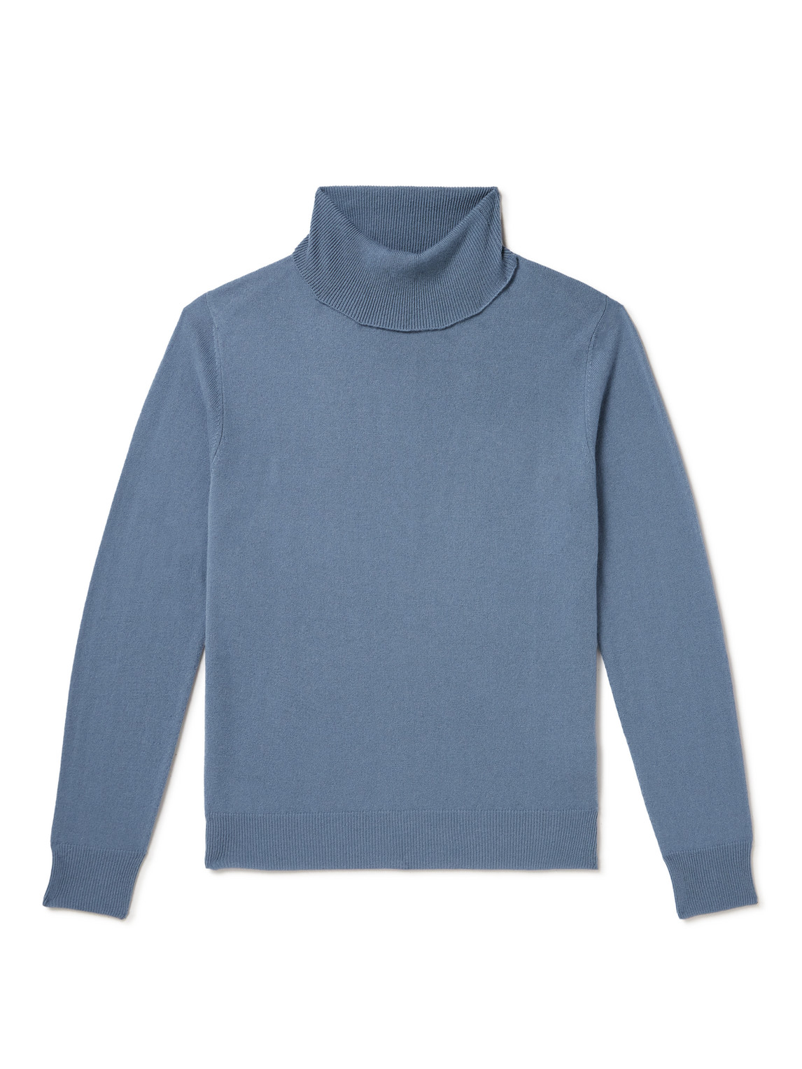 Allude Cashmere Rollneck Sweater In Blue