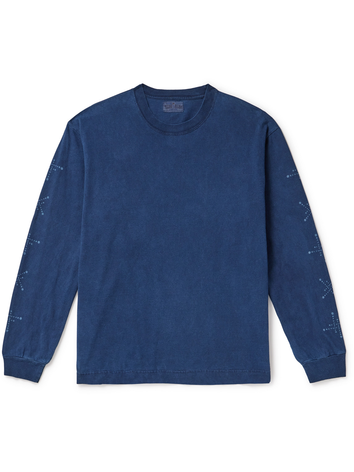 Blue Blue Japan Kobolevi Printed Cotton-jersey T-shirt In Blue